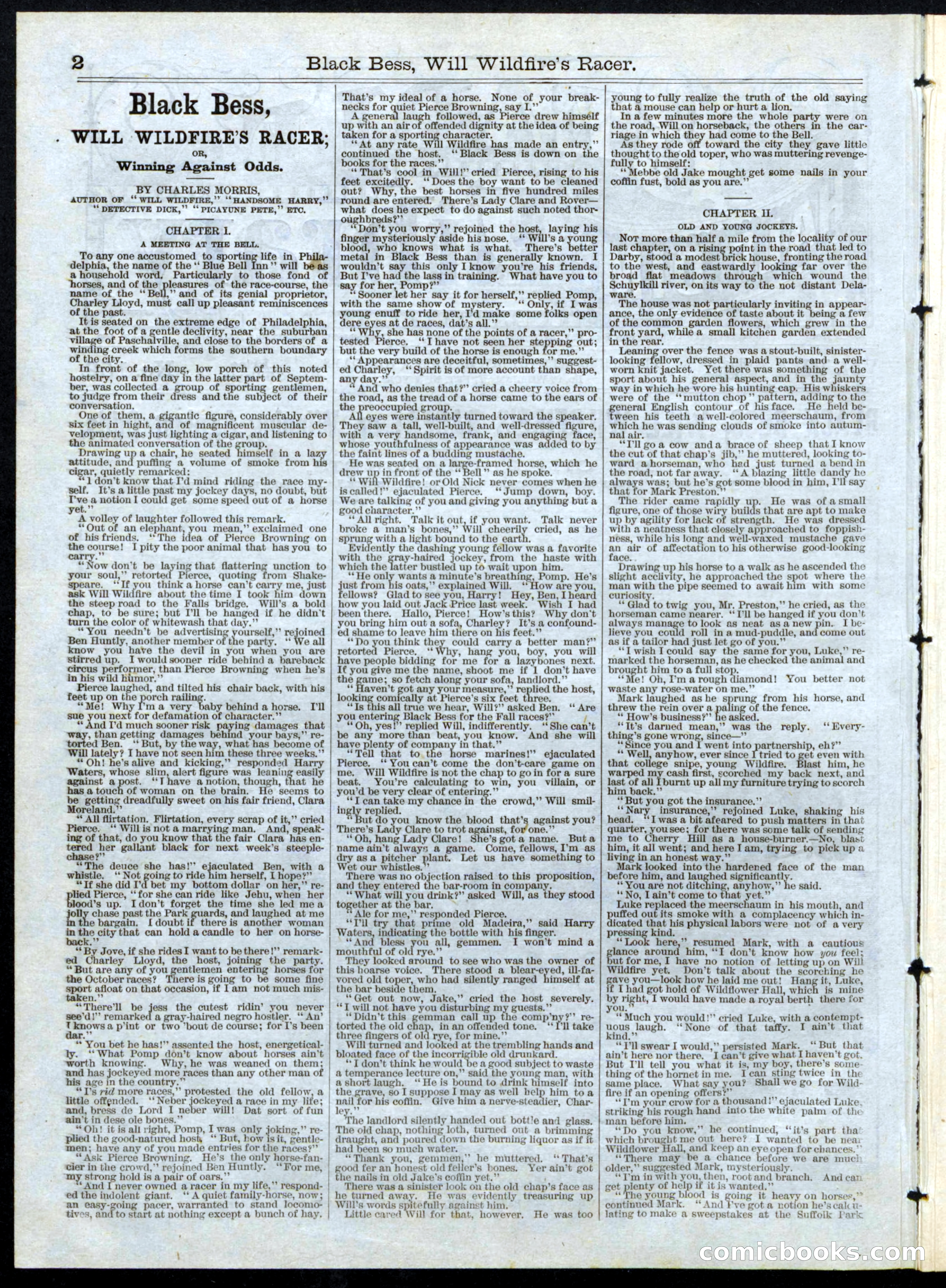 Beadle's Half Dime Library, No. 152 — page 2 of 16