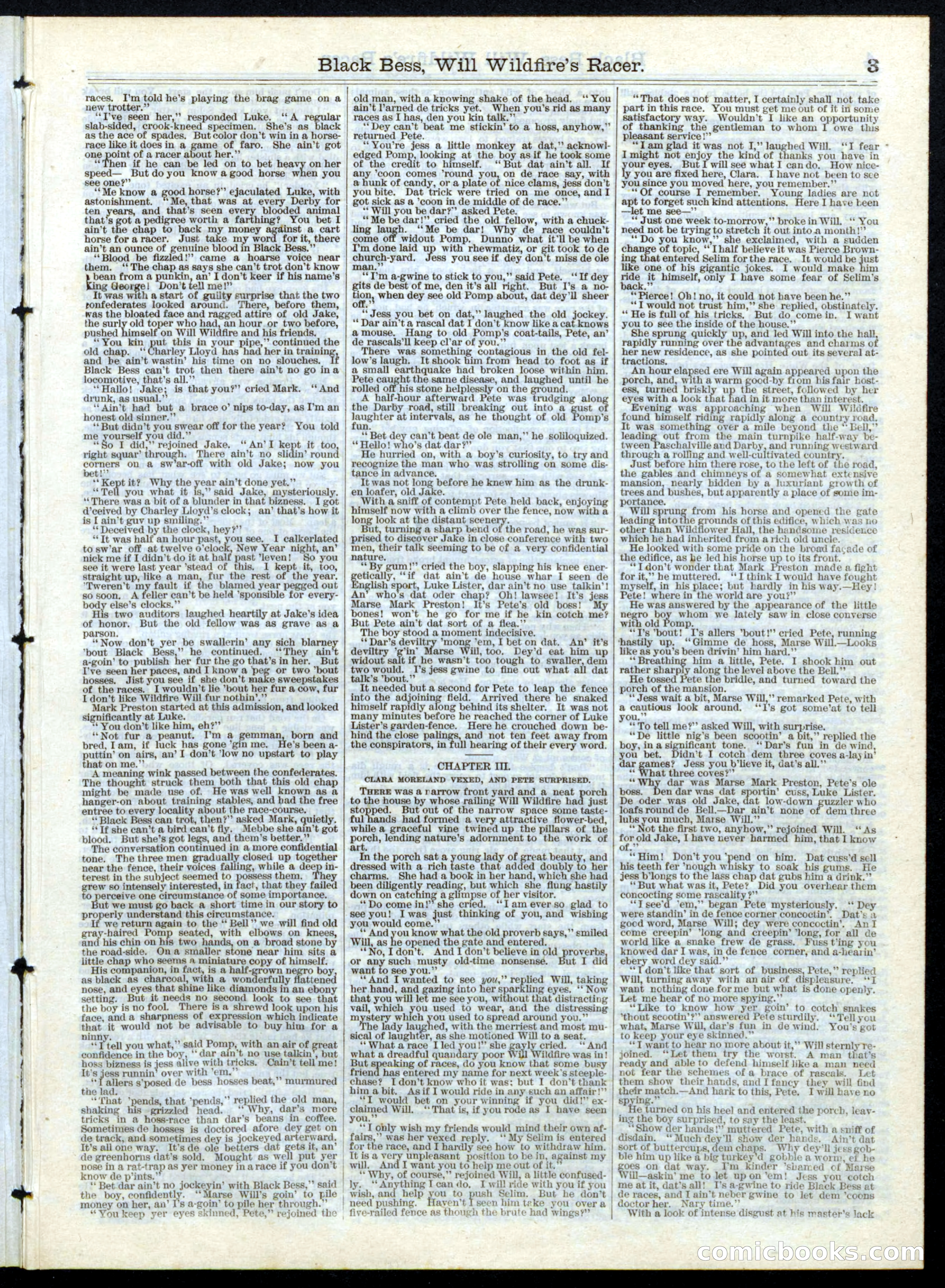 Beadle's Half Dime Library, No. 152 — page 3 of 16