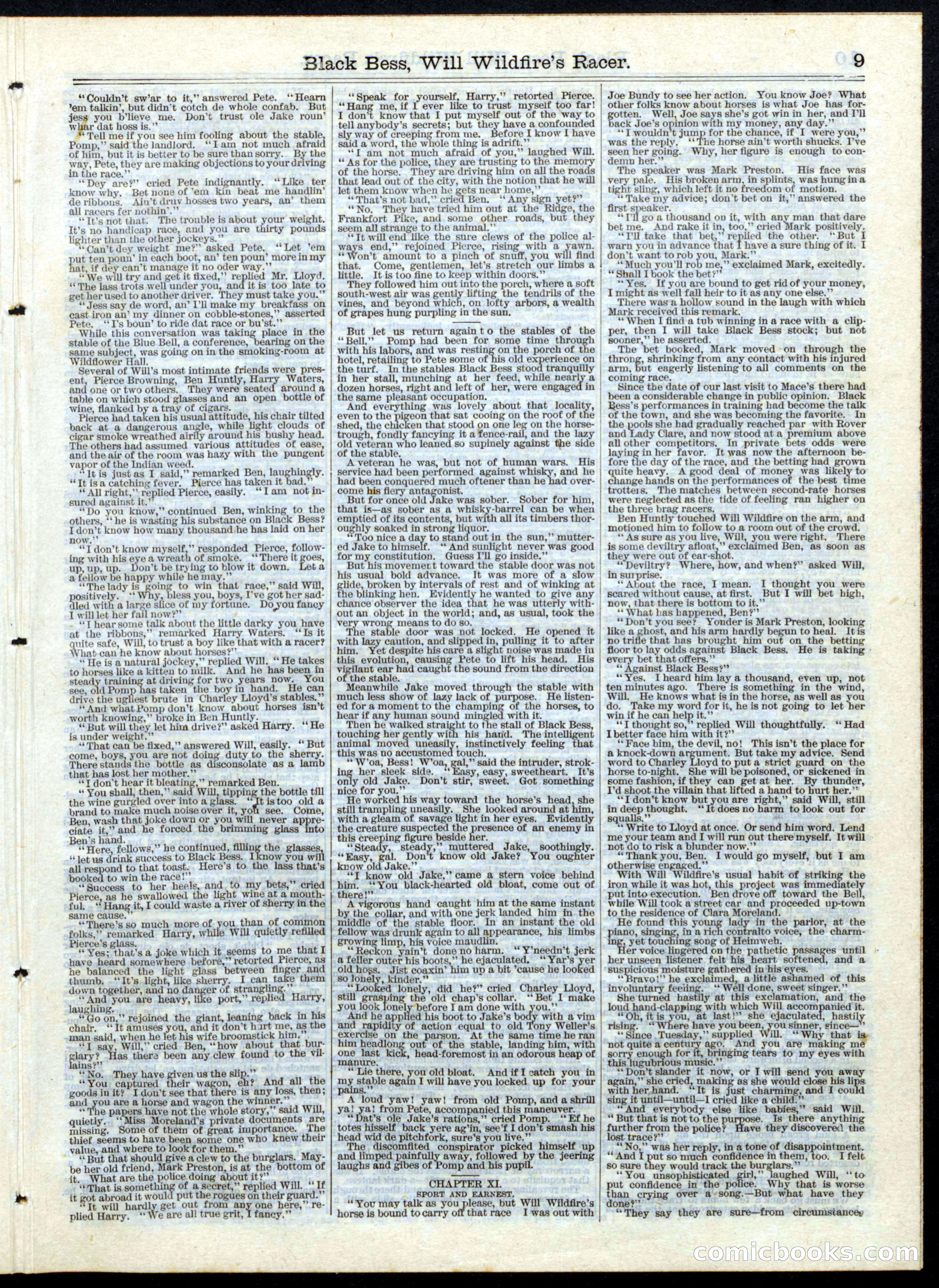 Beadle's Half Dime Library, No. 152 — page 9 of 16
