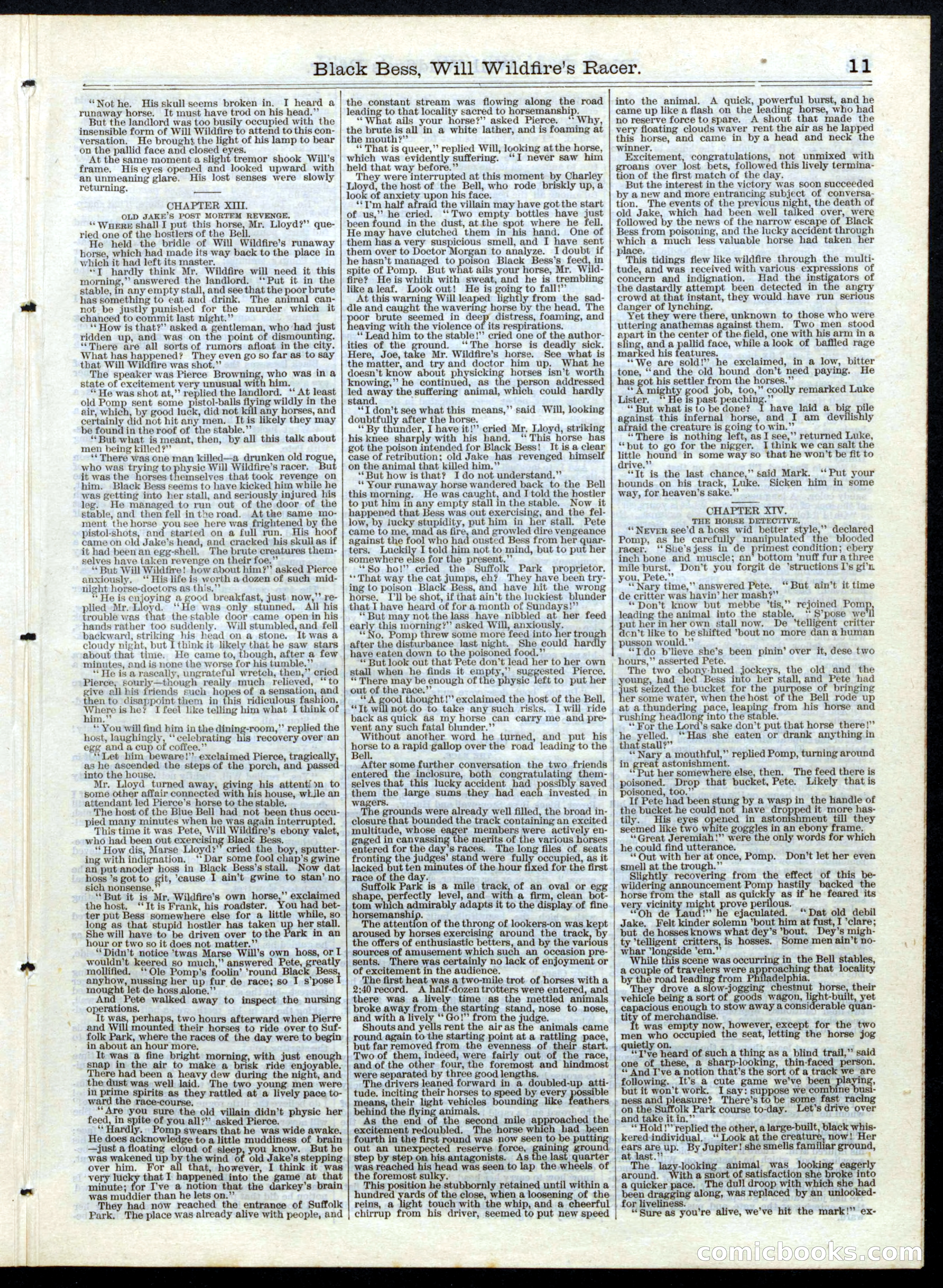 Beadle's Half Dime Library, No. 152 — page 11 of 16