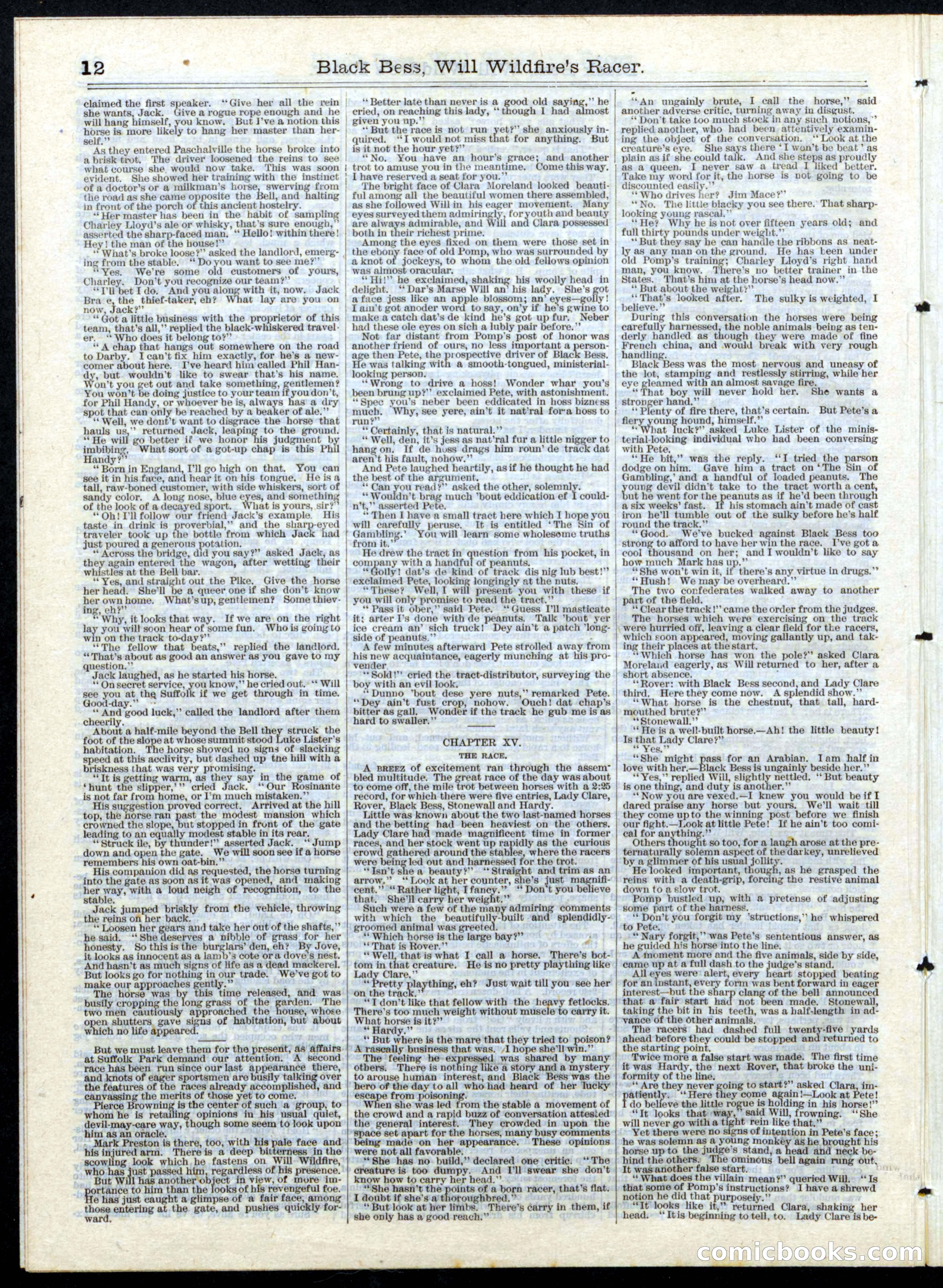 Beadle's Half Dime Library, No. 152 — page 12 of 16