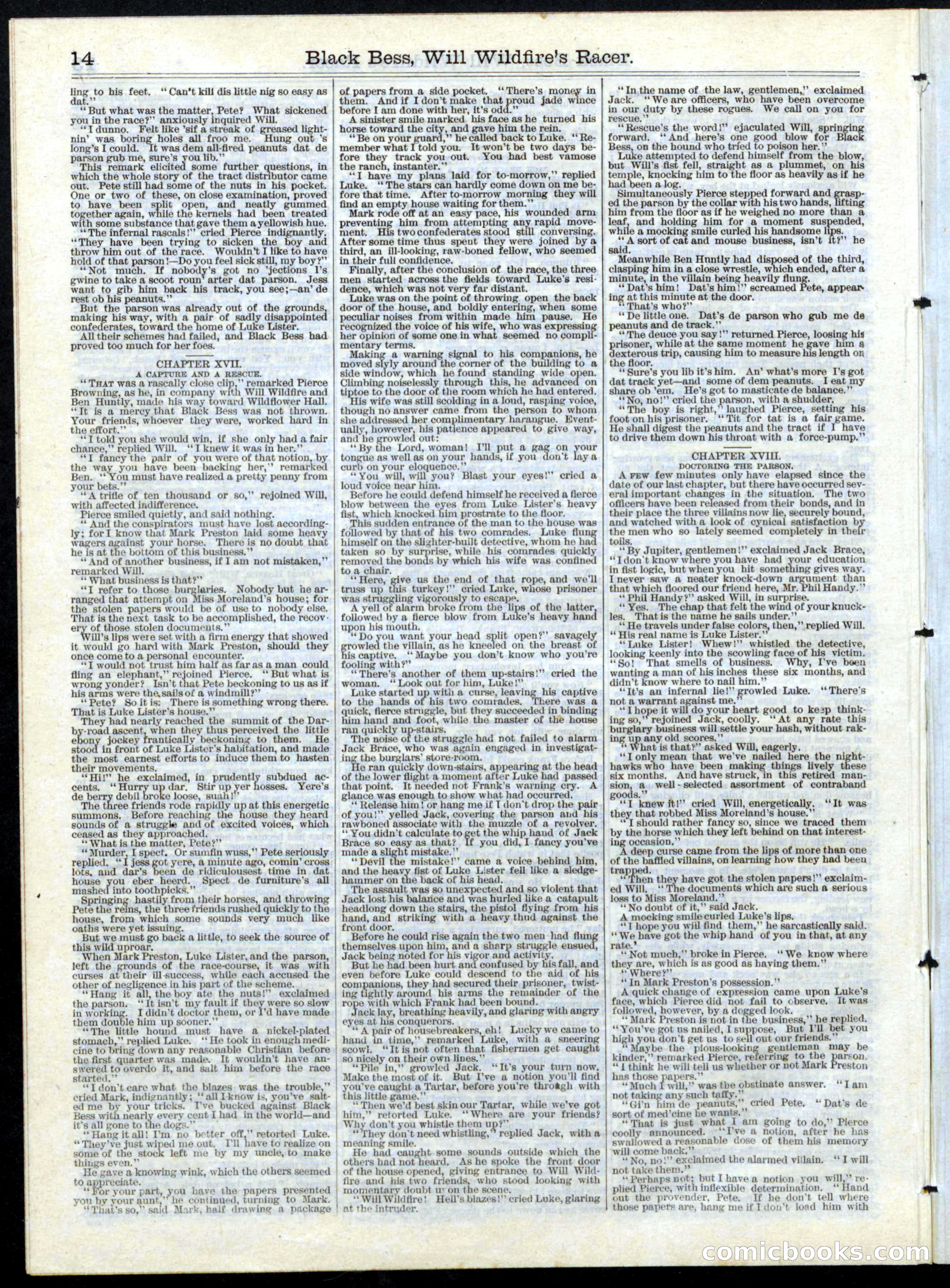 Beadle's Half Dime Library, No. 152 — page 14 of 16