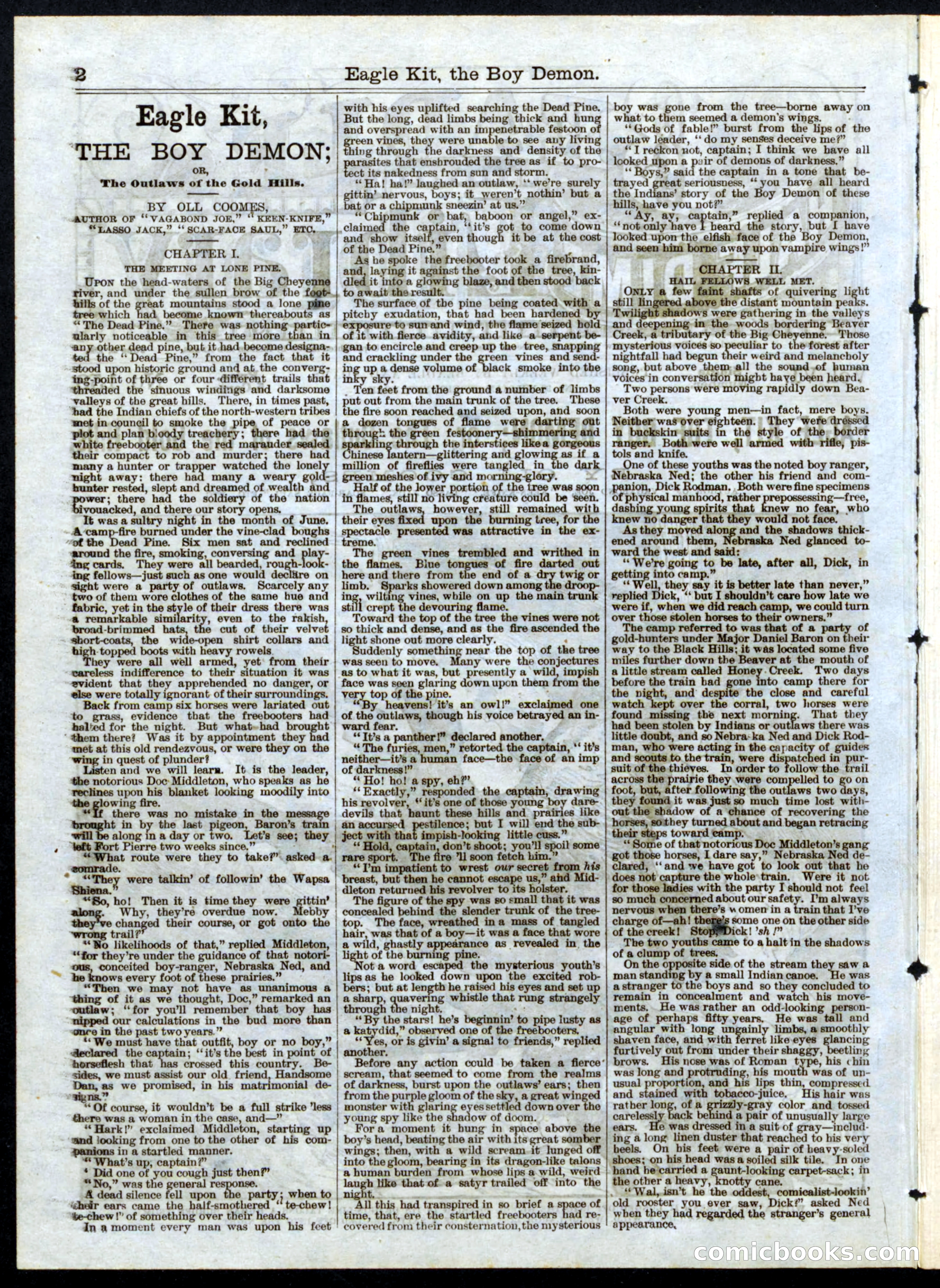 Beadle's Half Dime Library No. 153 — page 2 of 16