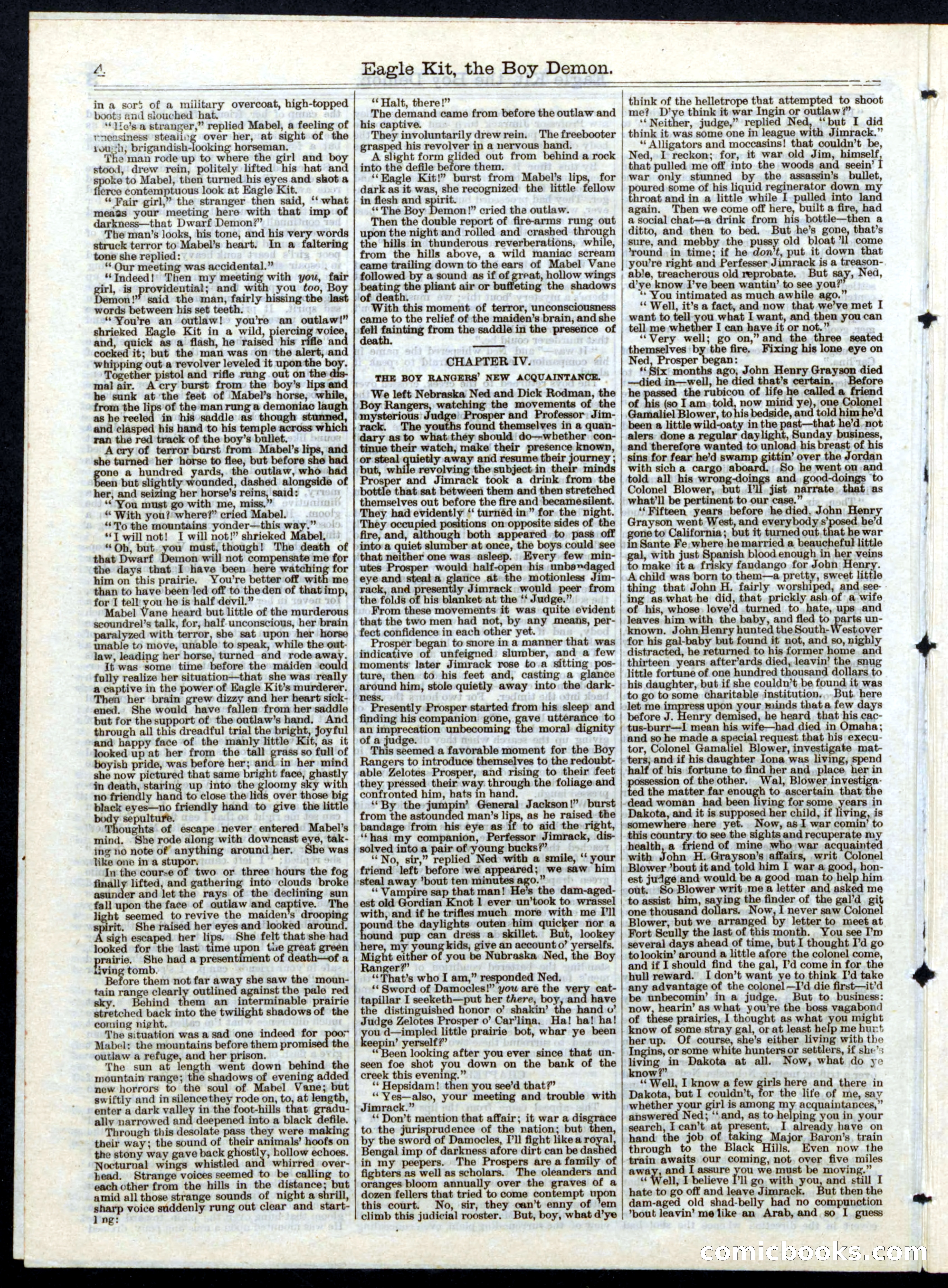 Beadle's Half Dime Library No. 153 — page 4 of 16