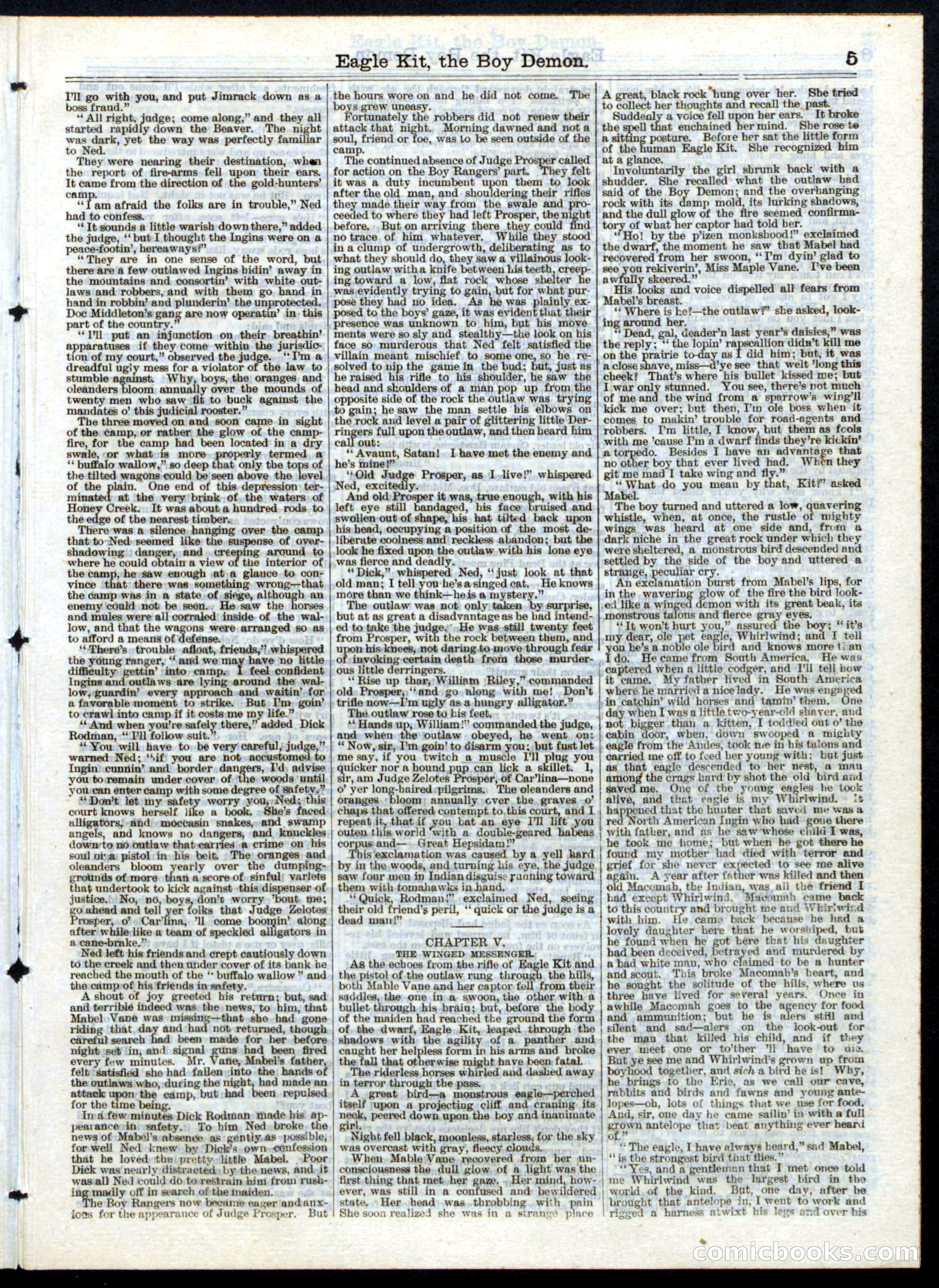 Beadle's Half Dime Library No. 153 — page 5 of 16