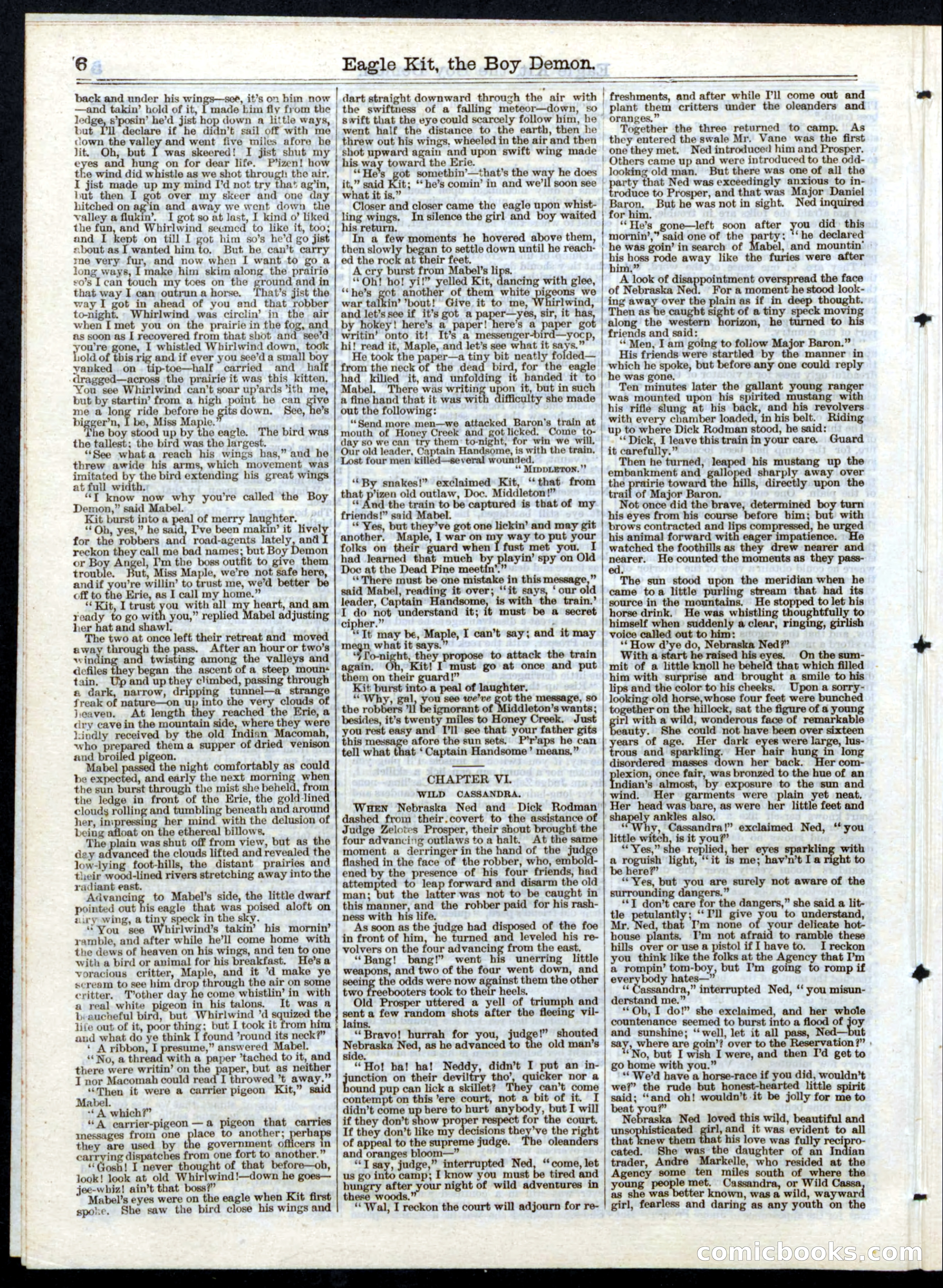 Beadle's Half Dime Library No. 153 — page 6 of 16