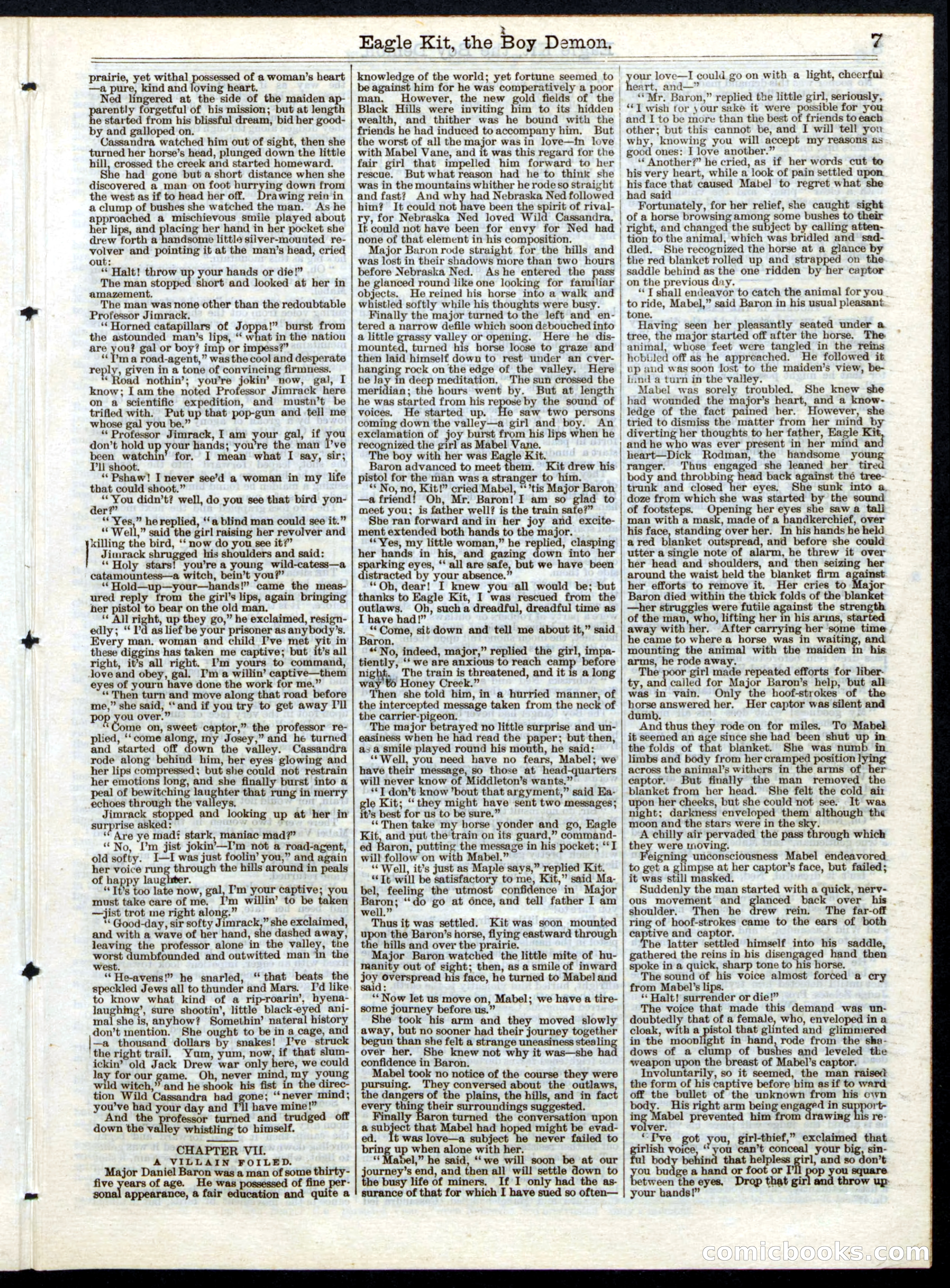 Beadle's Half Dime Library No. 153 — page 7 of 16