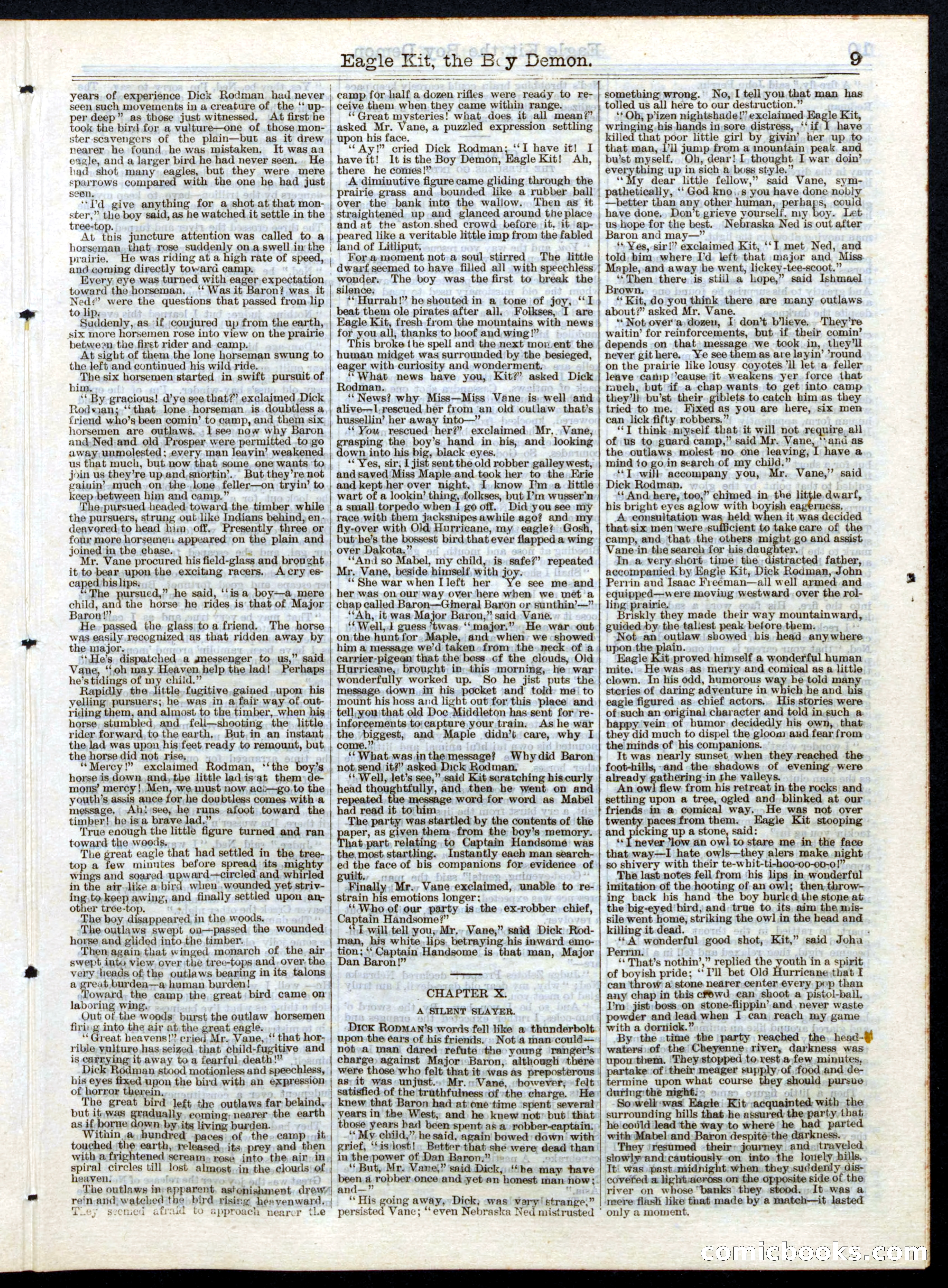 Beadle's Half Dime Library No. 153 — page 9 of 16