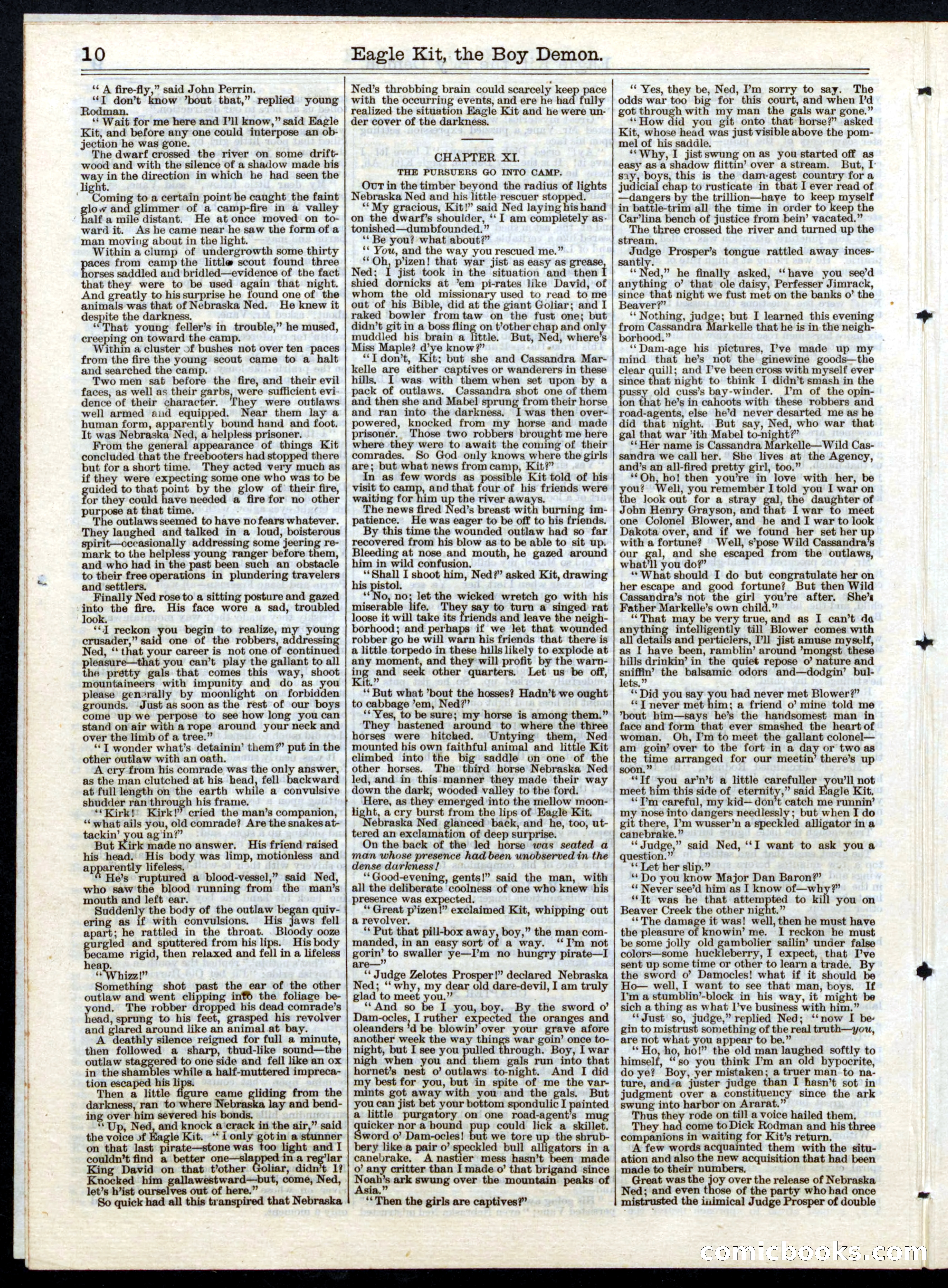 Beadle's Half Dime Library No. 153 — page 10 of 16