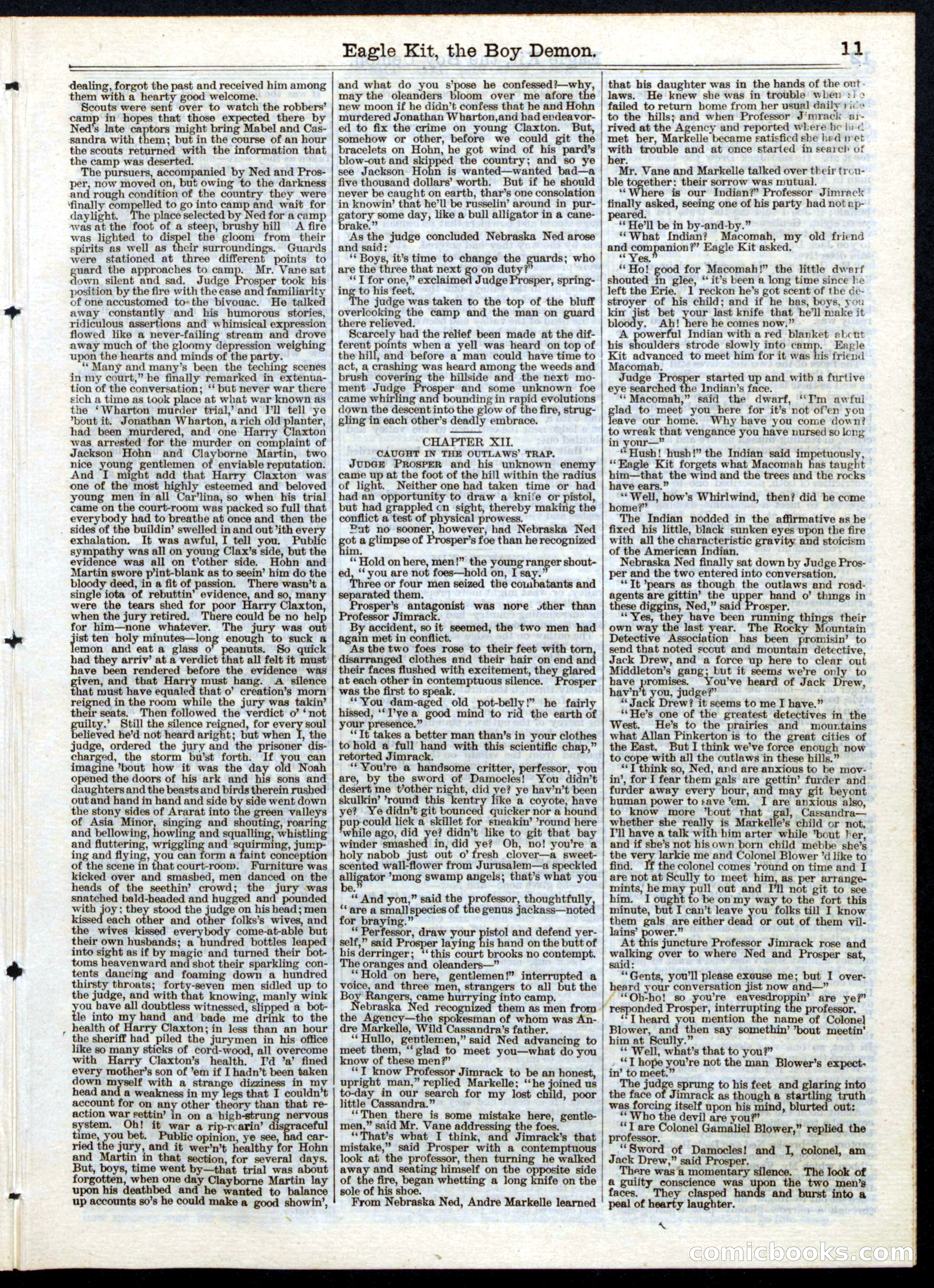 Beadle's Half Dime Library No. 153 — page 11 of 16