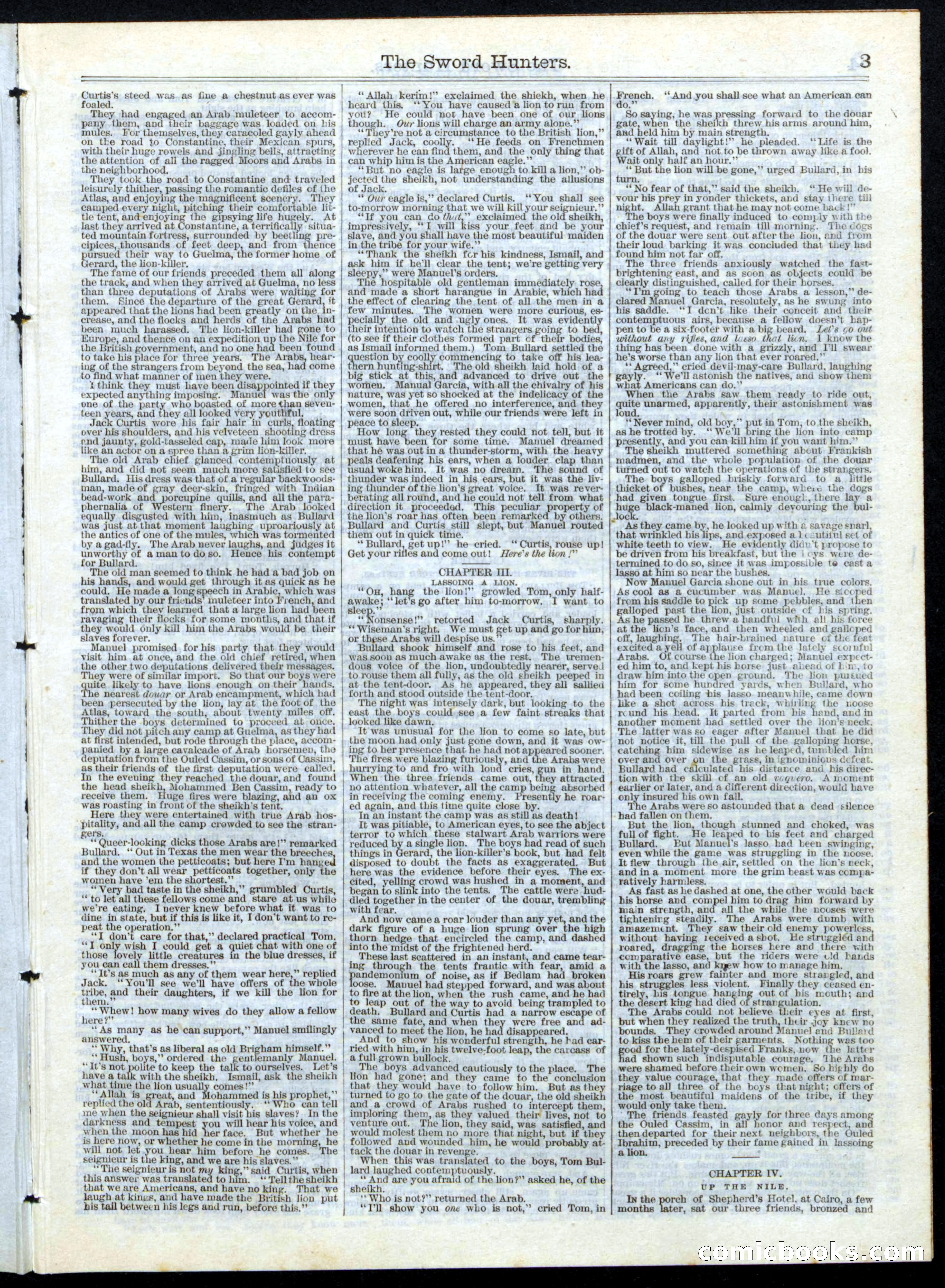Beadle's Half Dime Library, No. 154 — page 3 of 16