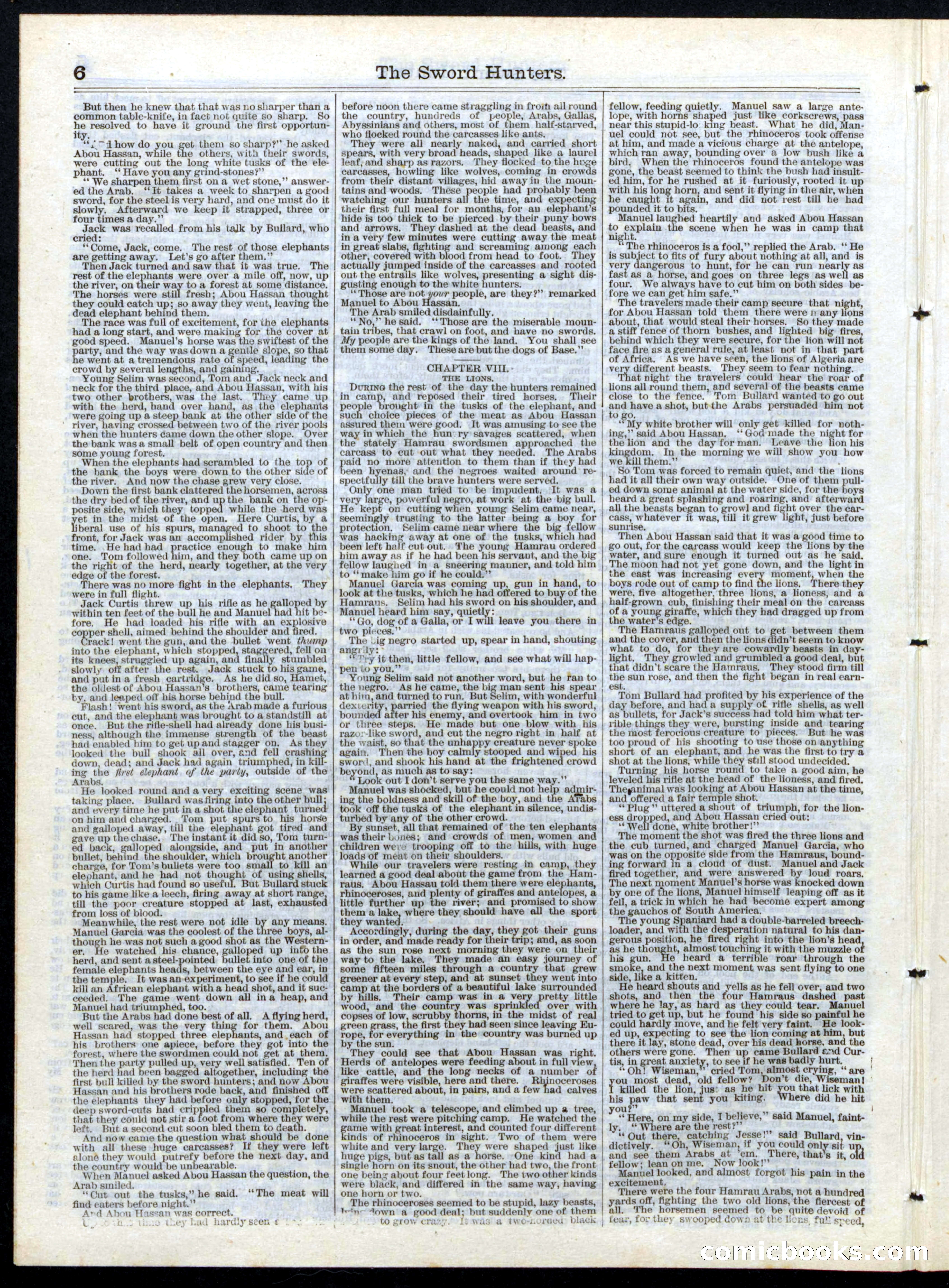 Beadle's Half Dime Library, No. 154 — page 6 of 16
