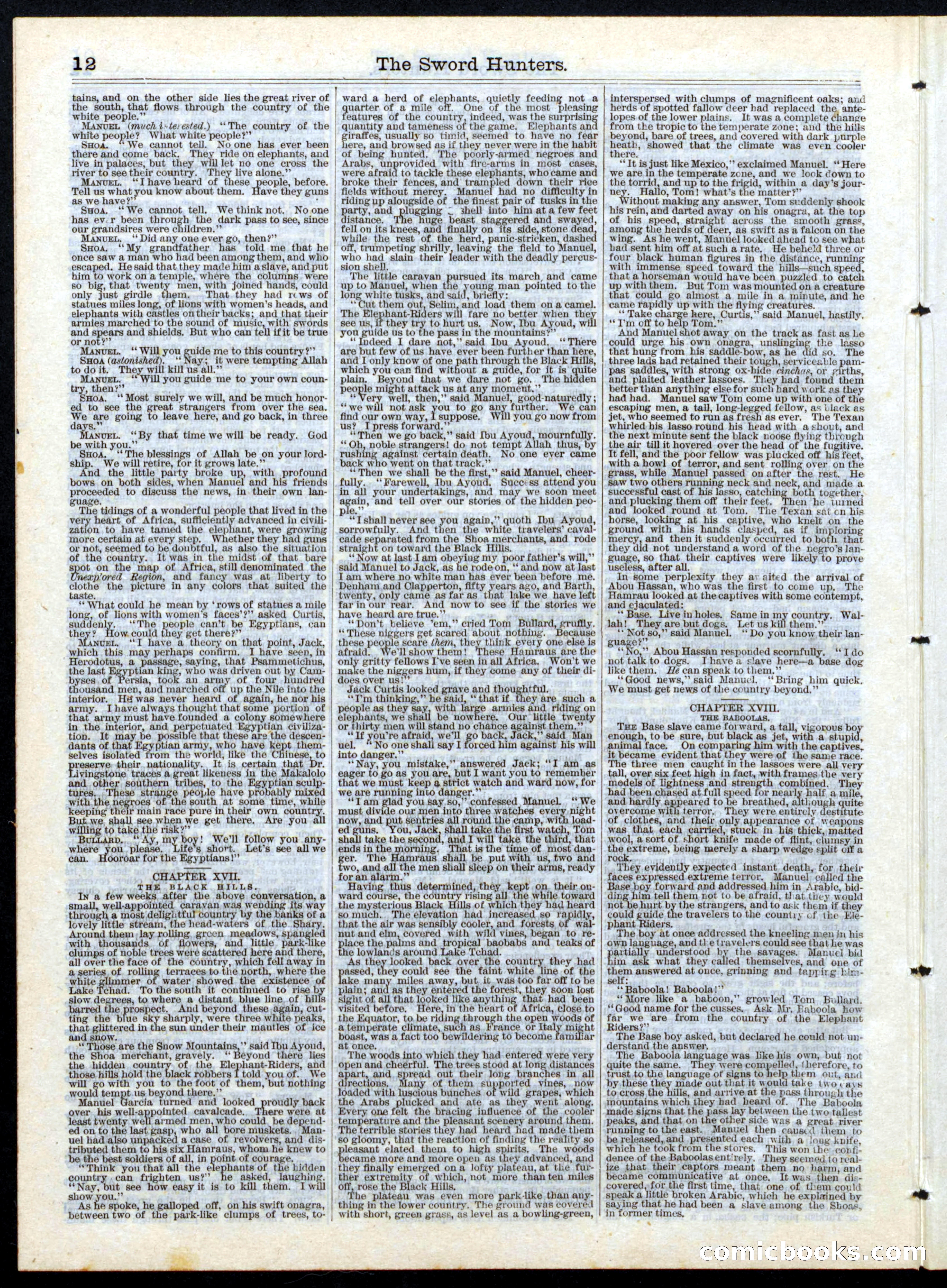 Beadle's Half Dime Library, No. 154 — page 12 of 16