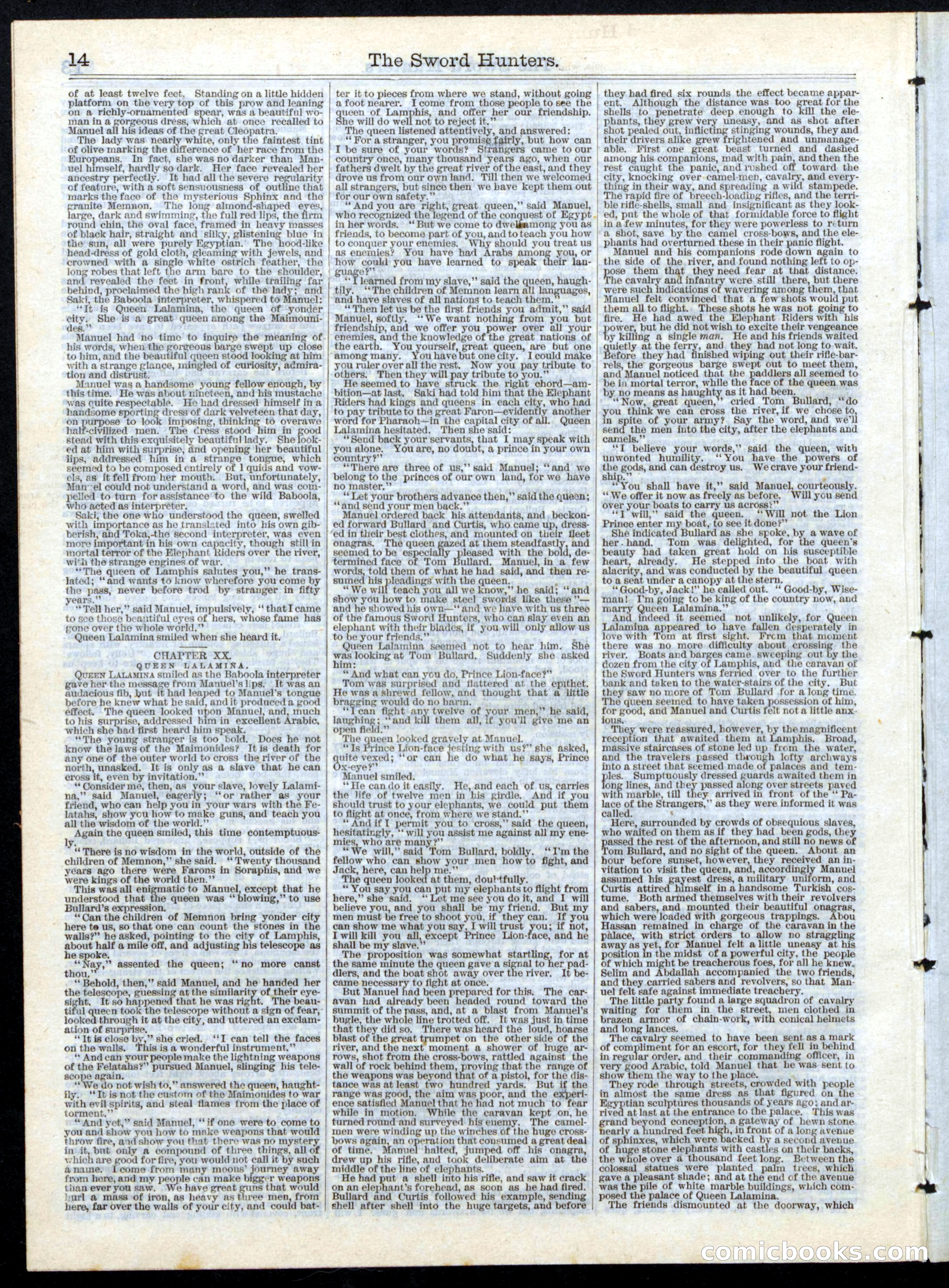 Beadle's Half Dime Library, No. 154 — page 14 of 16