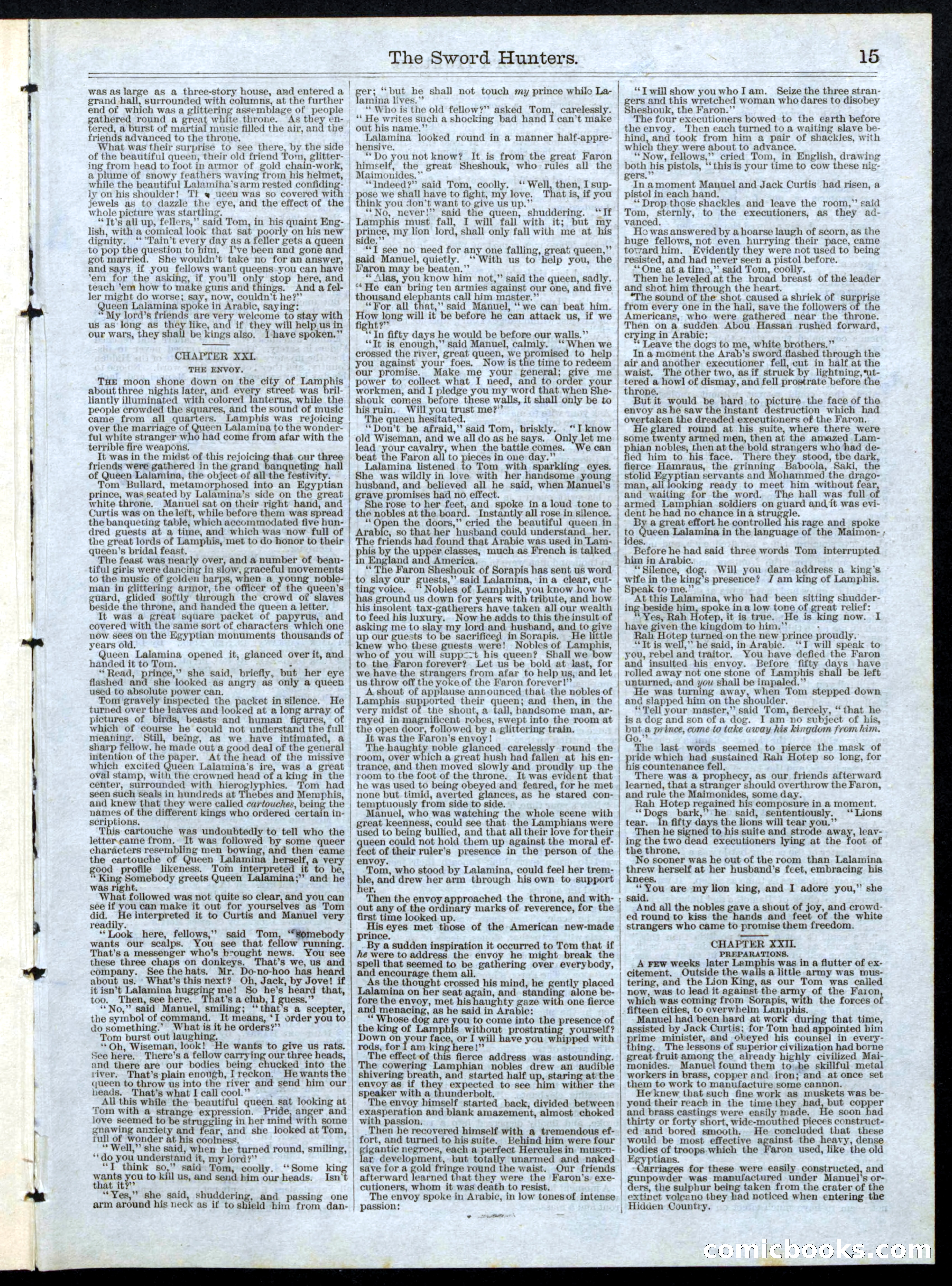 Beadle's Half Dime Library, No. 154 — page 15 of 16