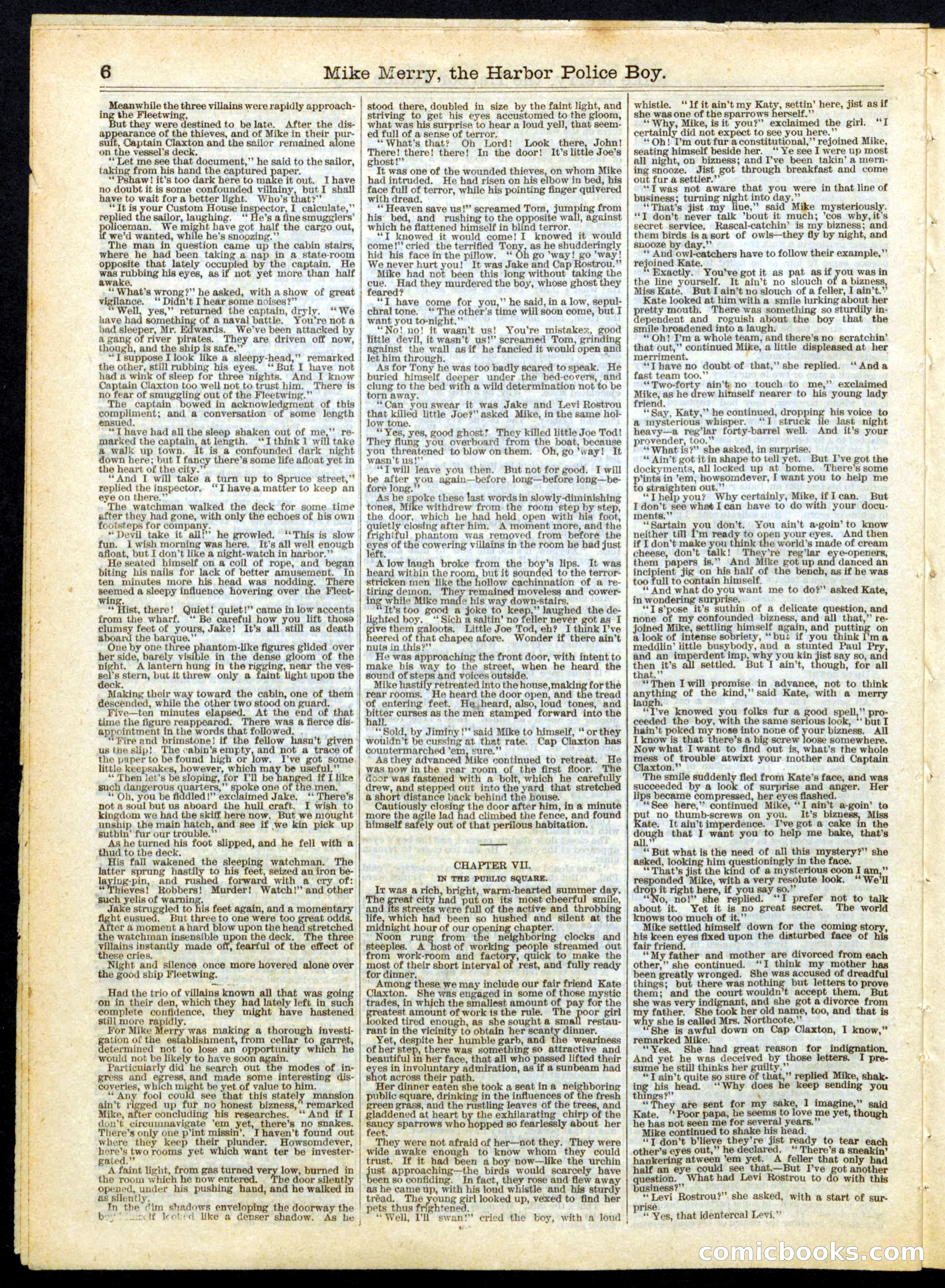 Beadle's Half Dime Library, No. 157 — page 6 of 16