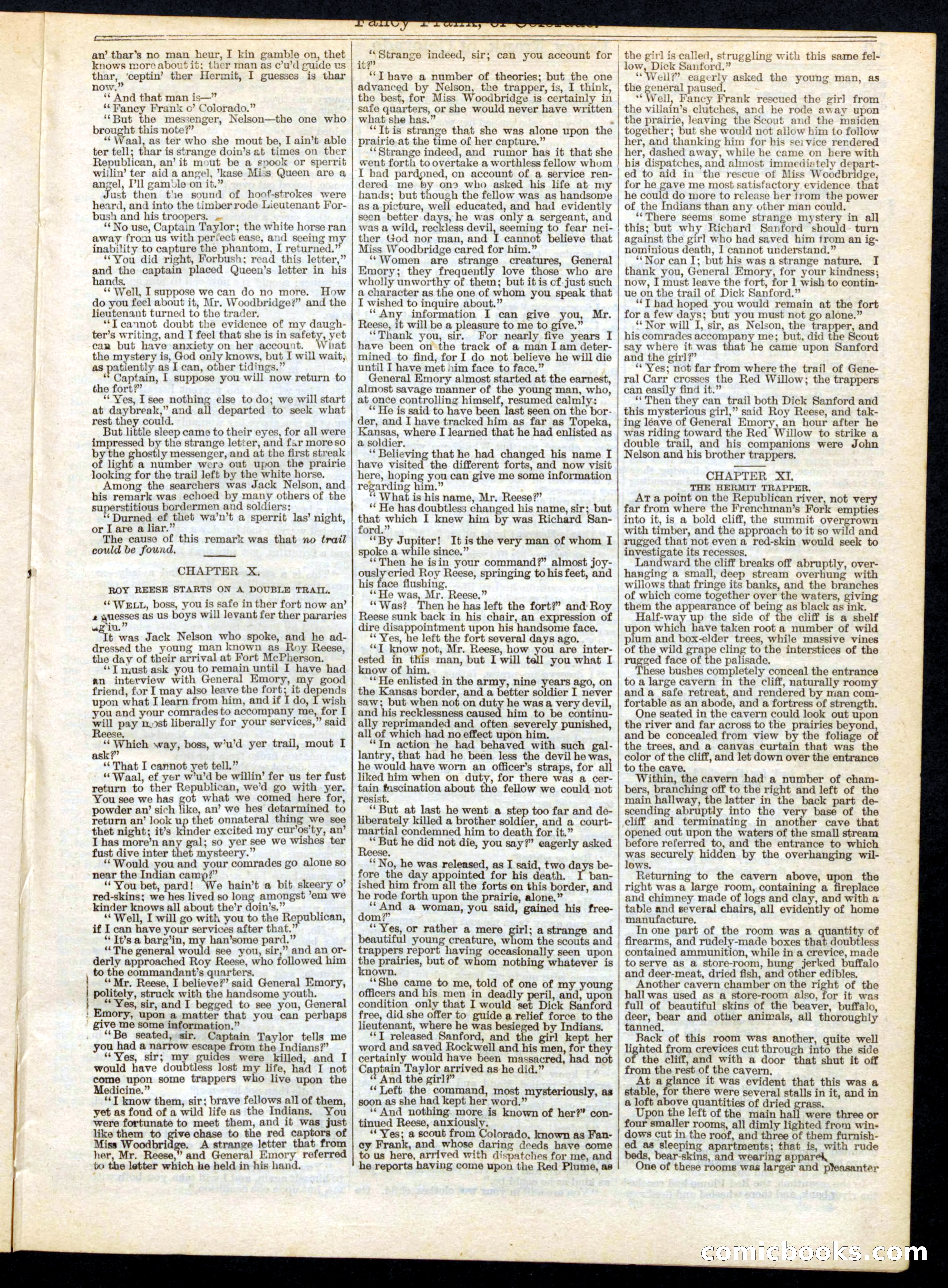 Beadle's Half Dime Library No. 158 — page 9 of 20