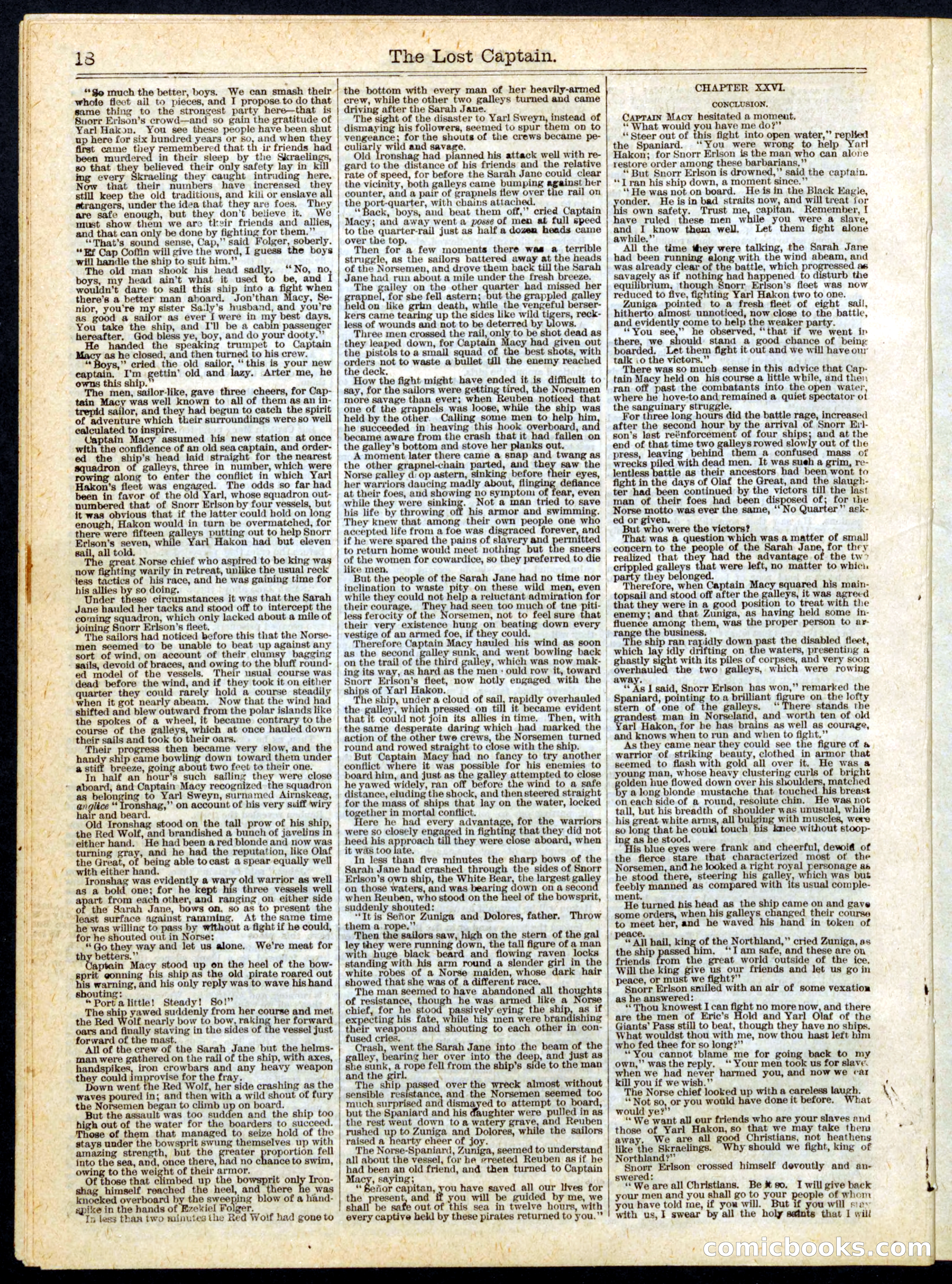 Beadle's Half Dime Library, No. 159 — page 18 of 20