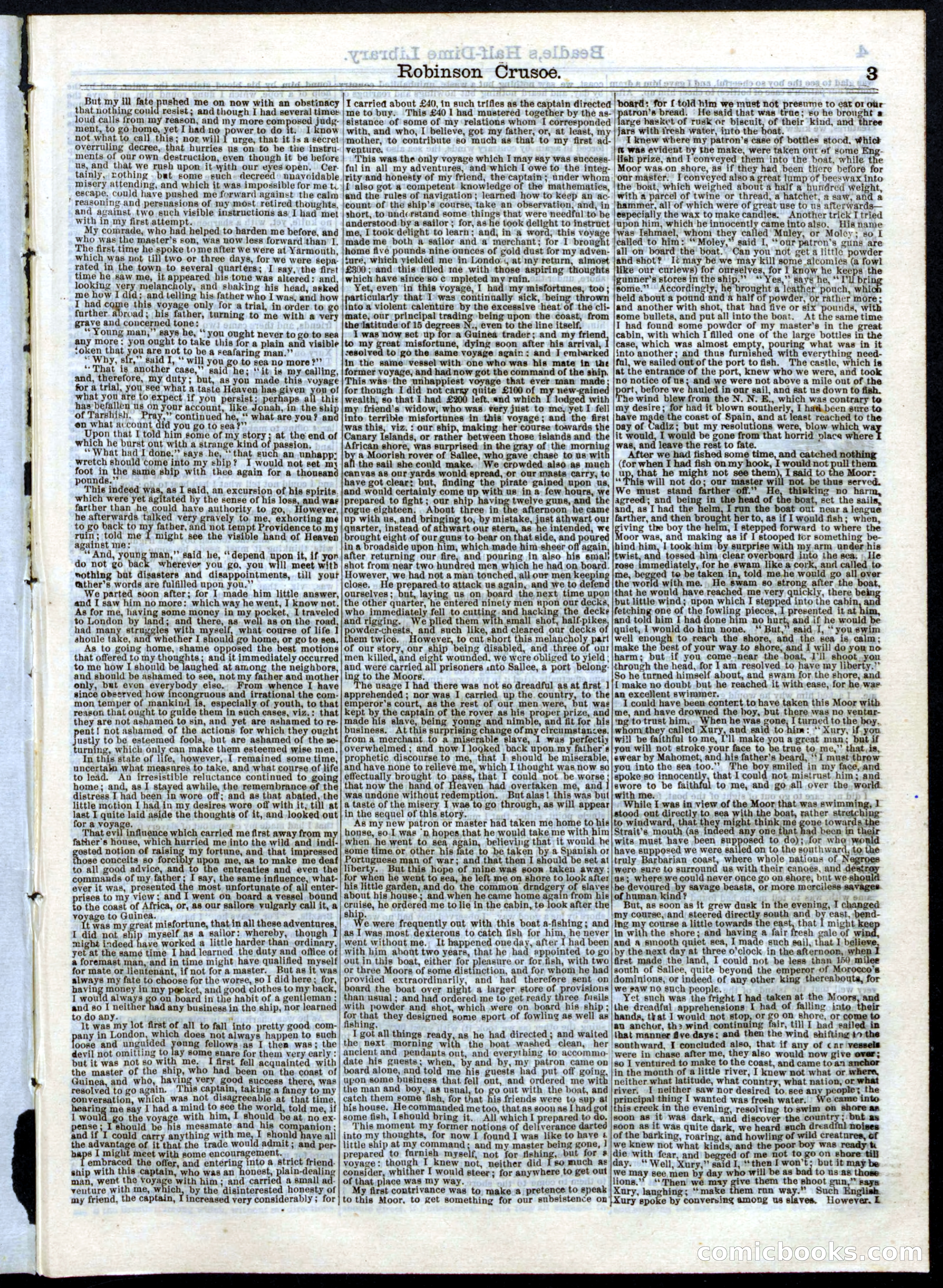 Beadle's Half Dime Library, No. 16 — page 3 of 32