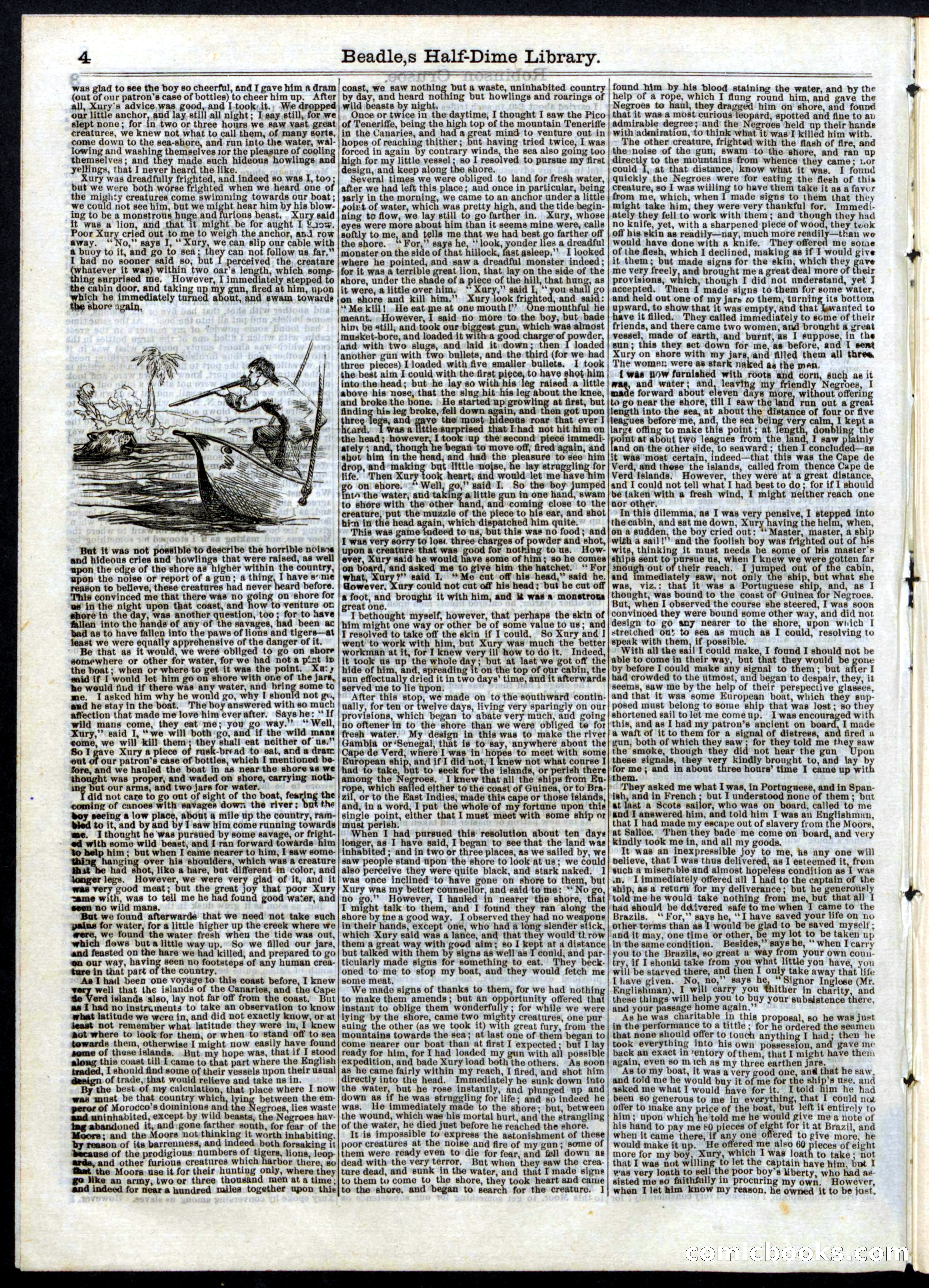 Beadle's Half Dime Library, No. 16 — page 4 of 32
