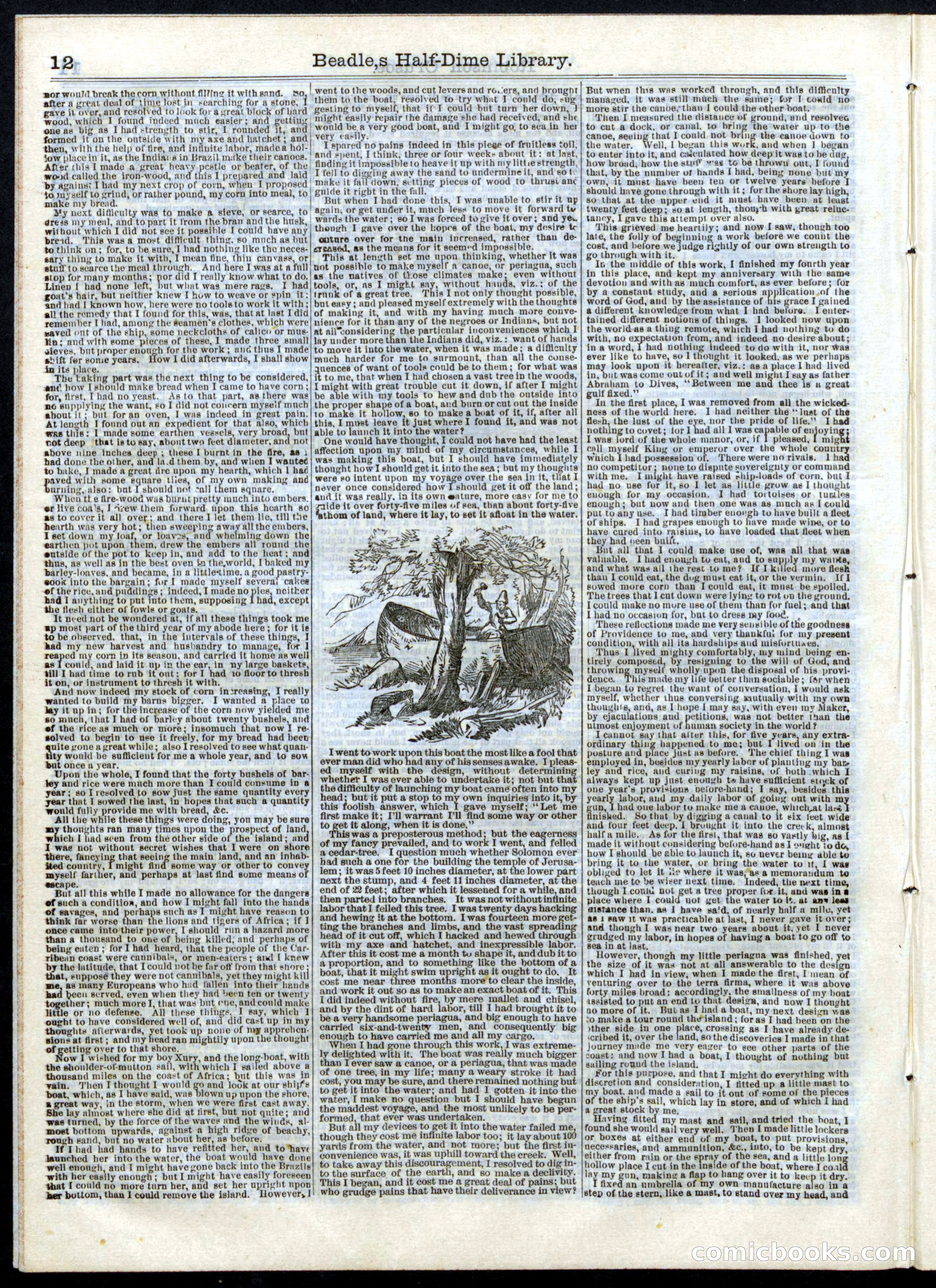 Beadle's Half Dime Library, No. 16 — page 12 of 32