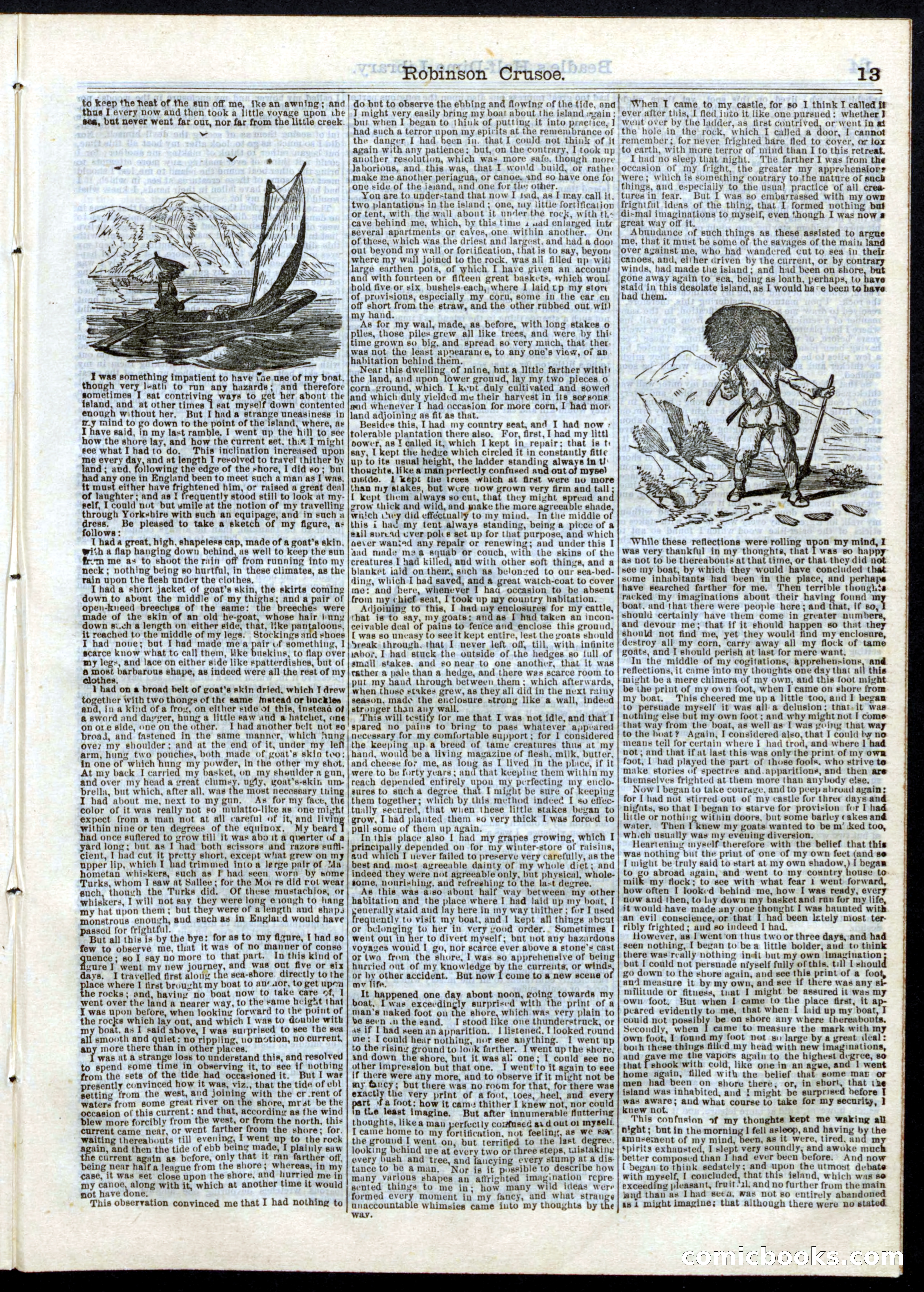 Beadle's Half Dime Library, No. 16 — page 13 of 32