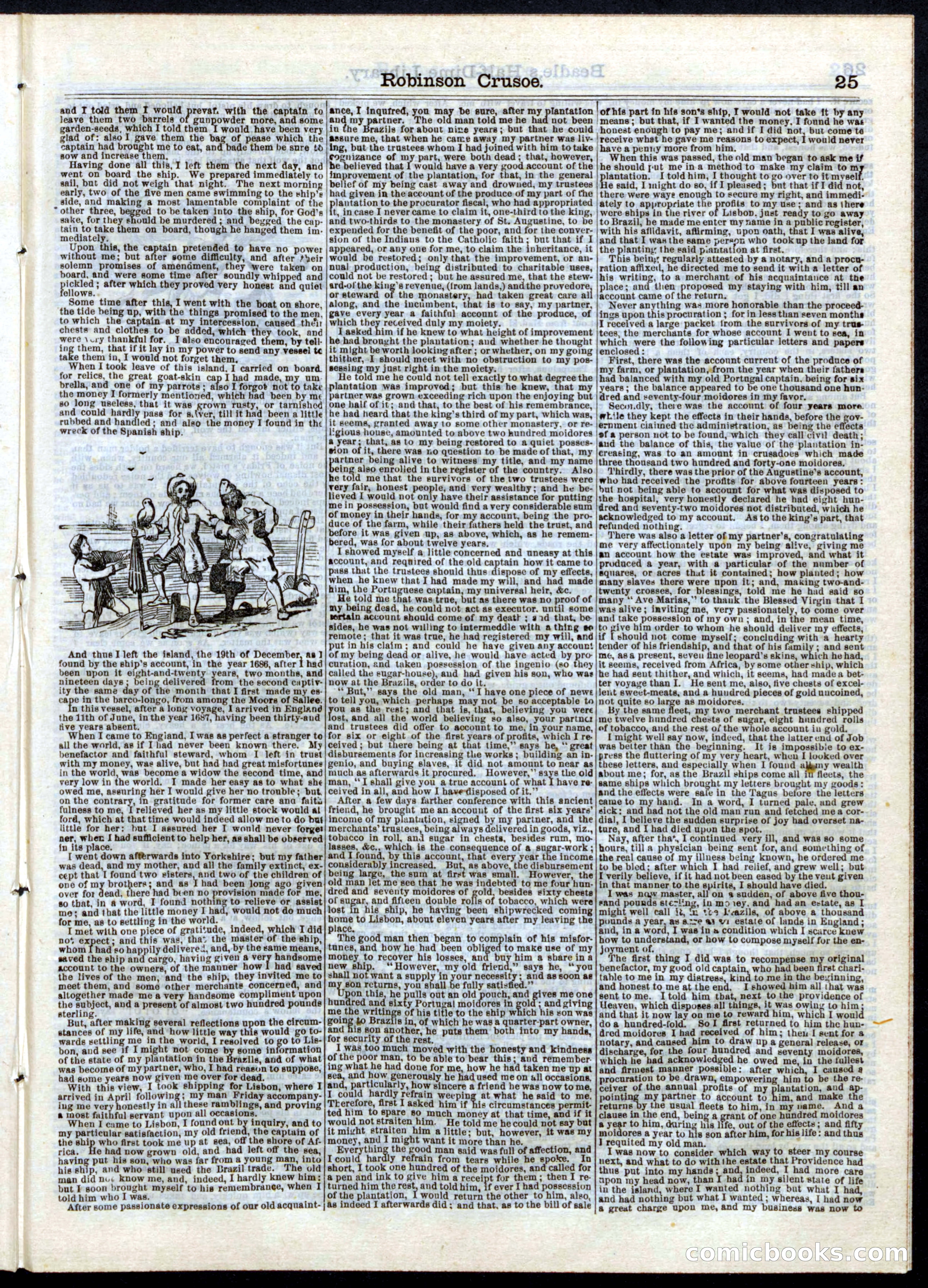 Beadle's Half Dime Library, No. 16 — page 25 of 32