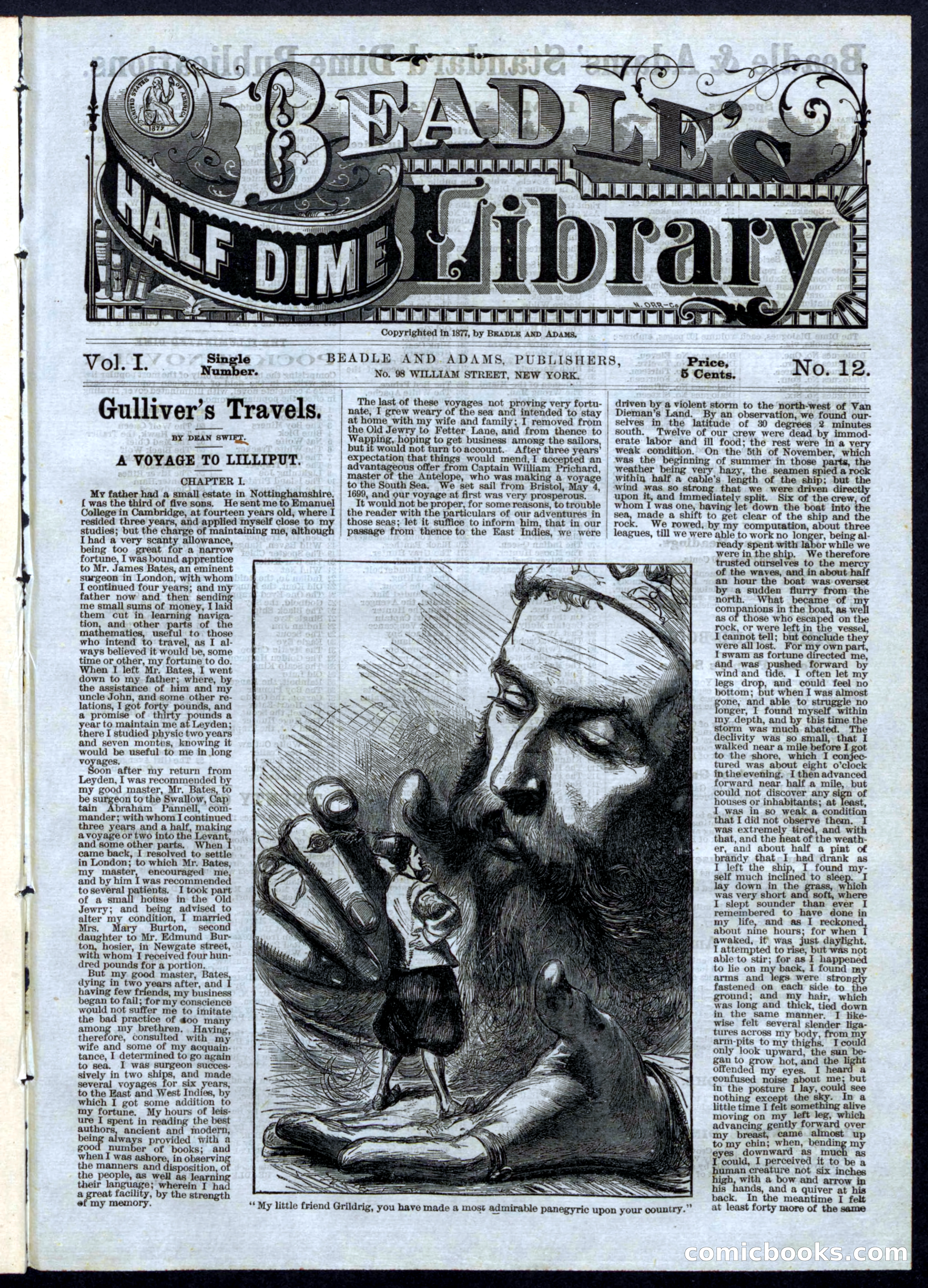 Beadle's Half Dime Library, No. 16 — page 31 of 32