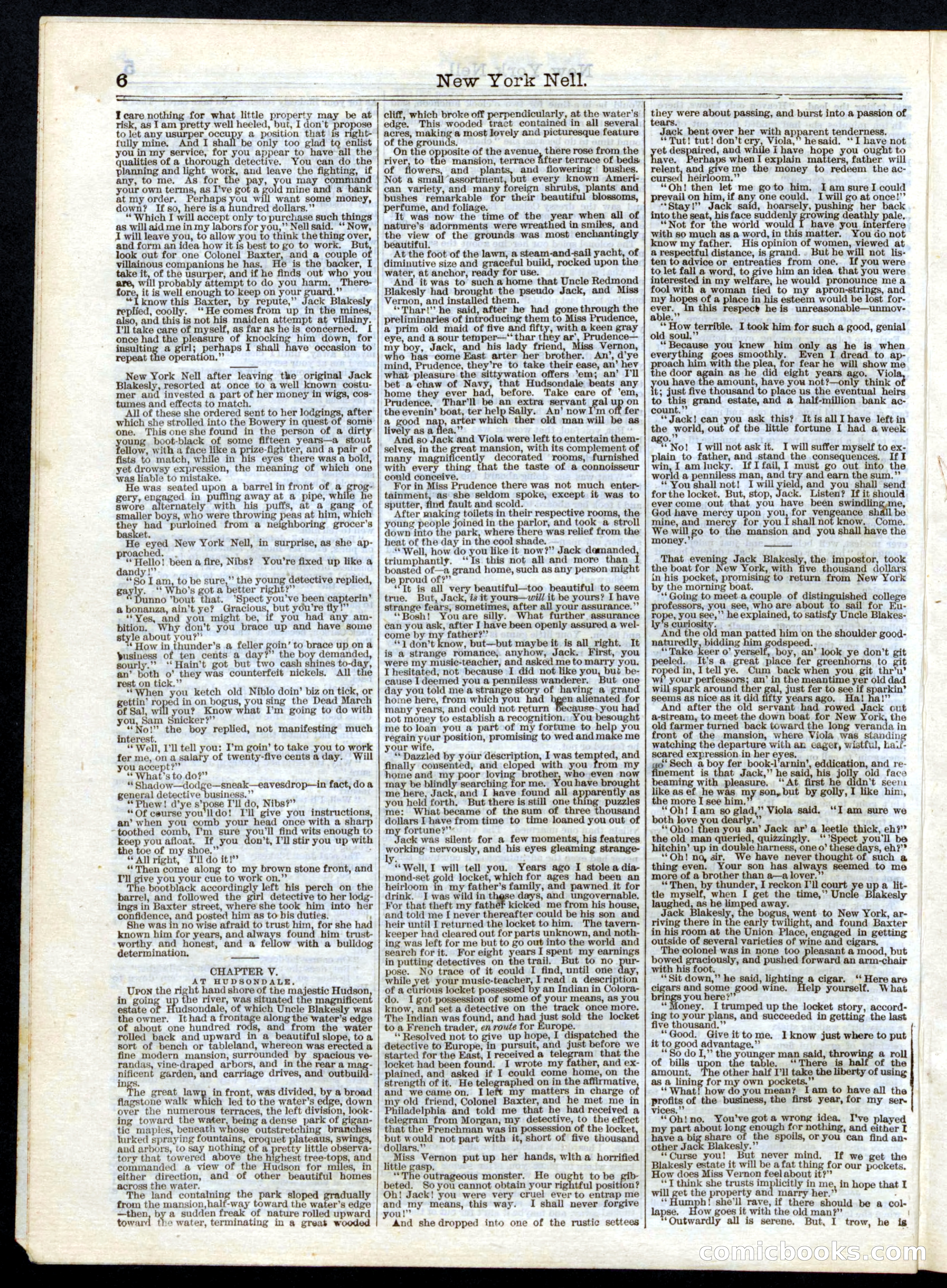 Beadle's Half Dime Library No. 161 — page 6 of 16