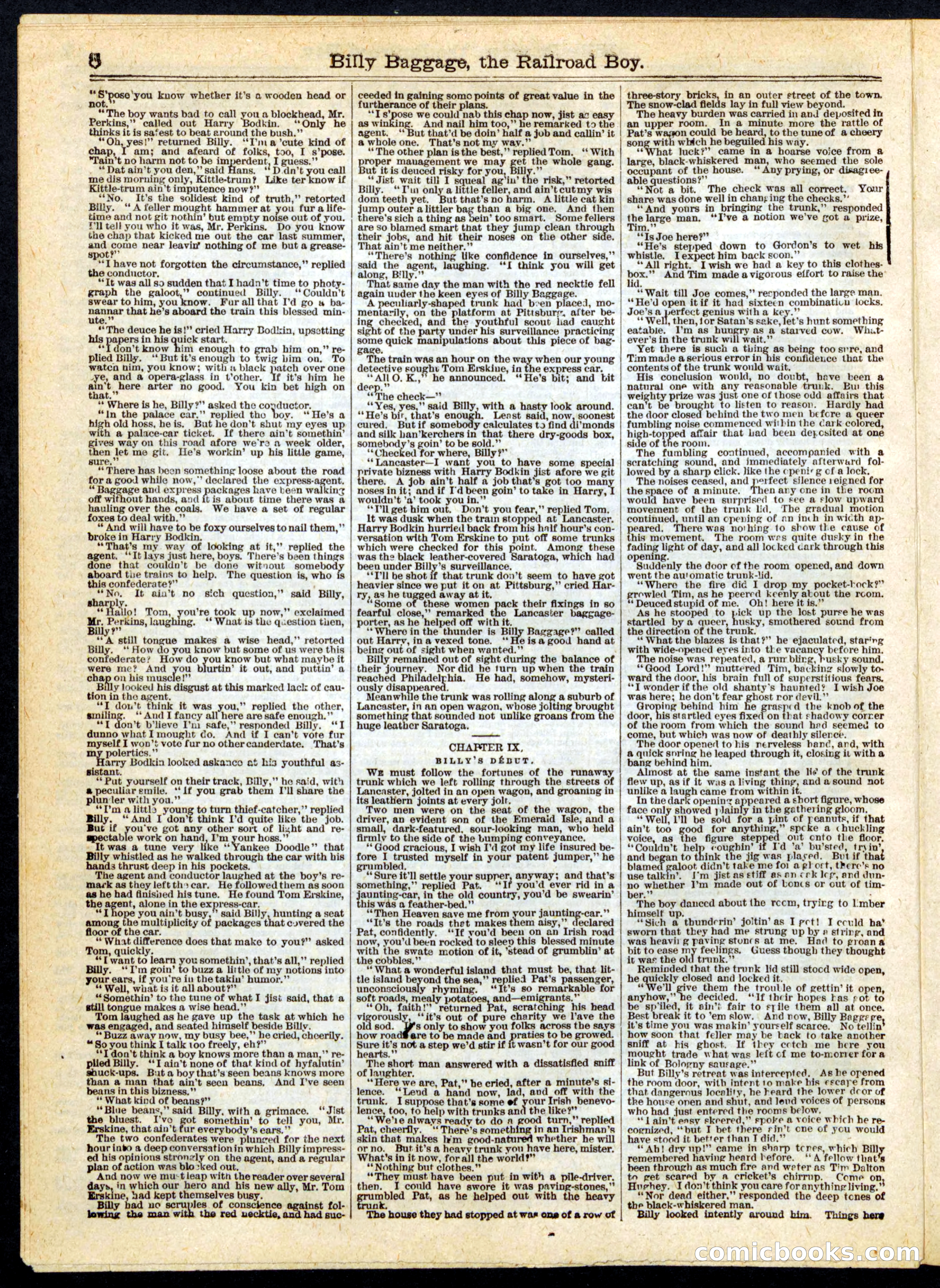 Beadle's Half Dime Library No. 165 — page 8 of 24