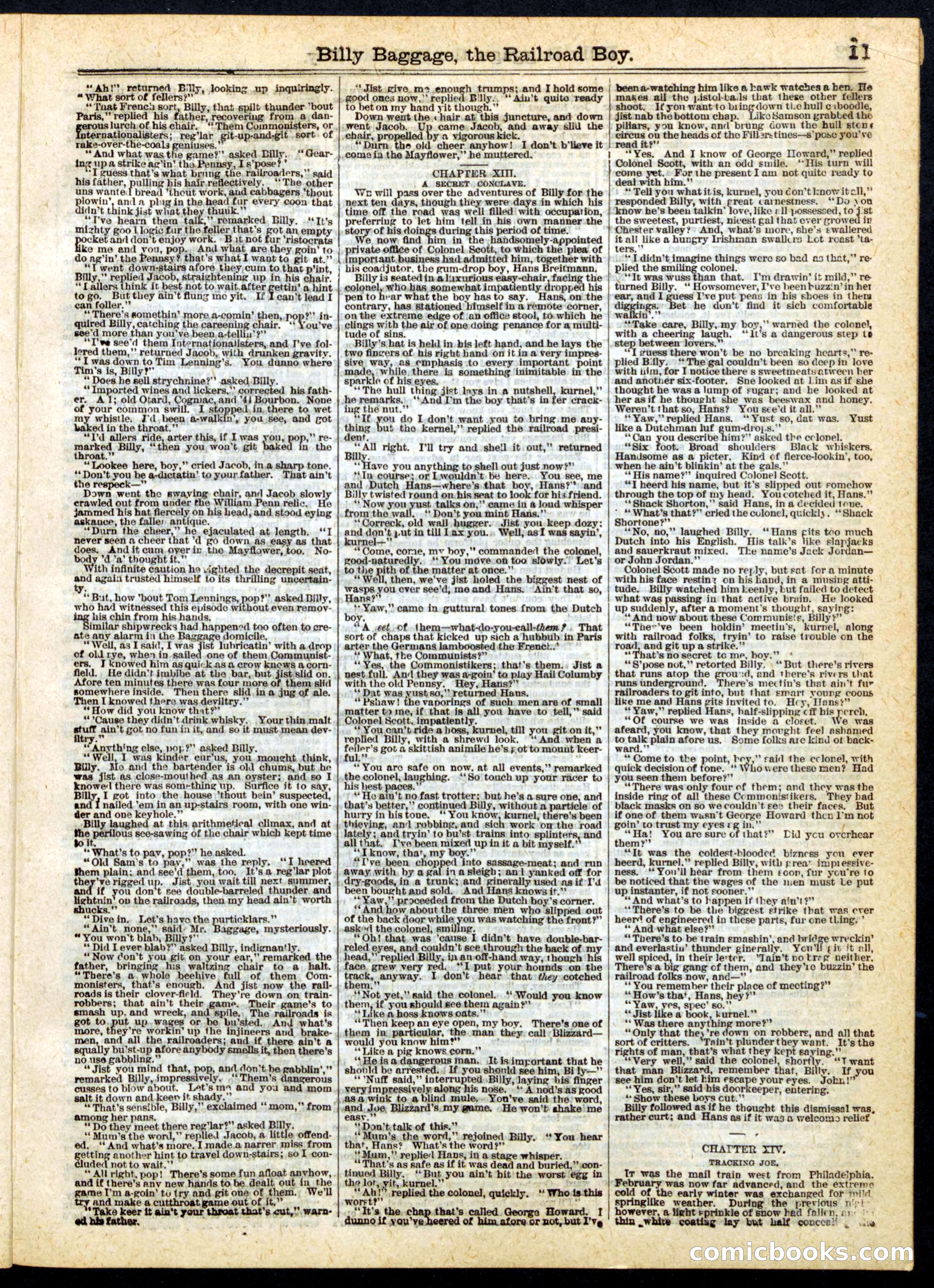 Beadle's Half Dime Library No. 165 — page 11 of 24