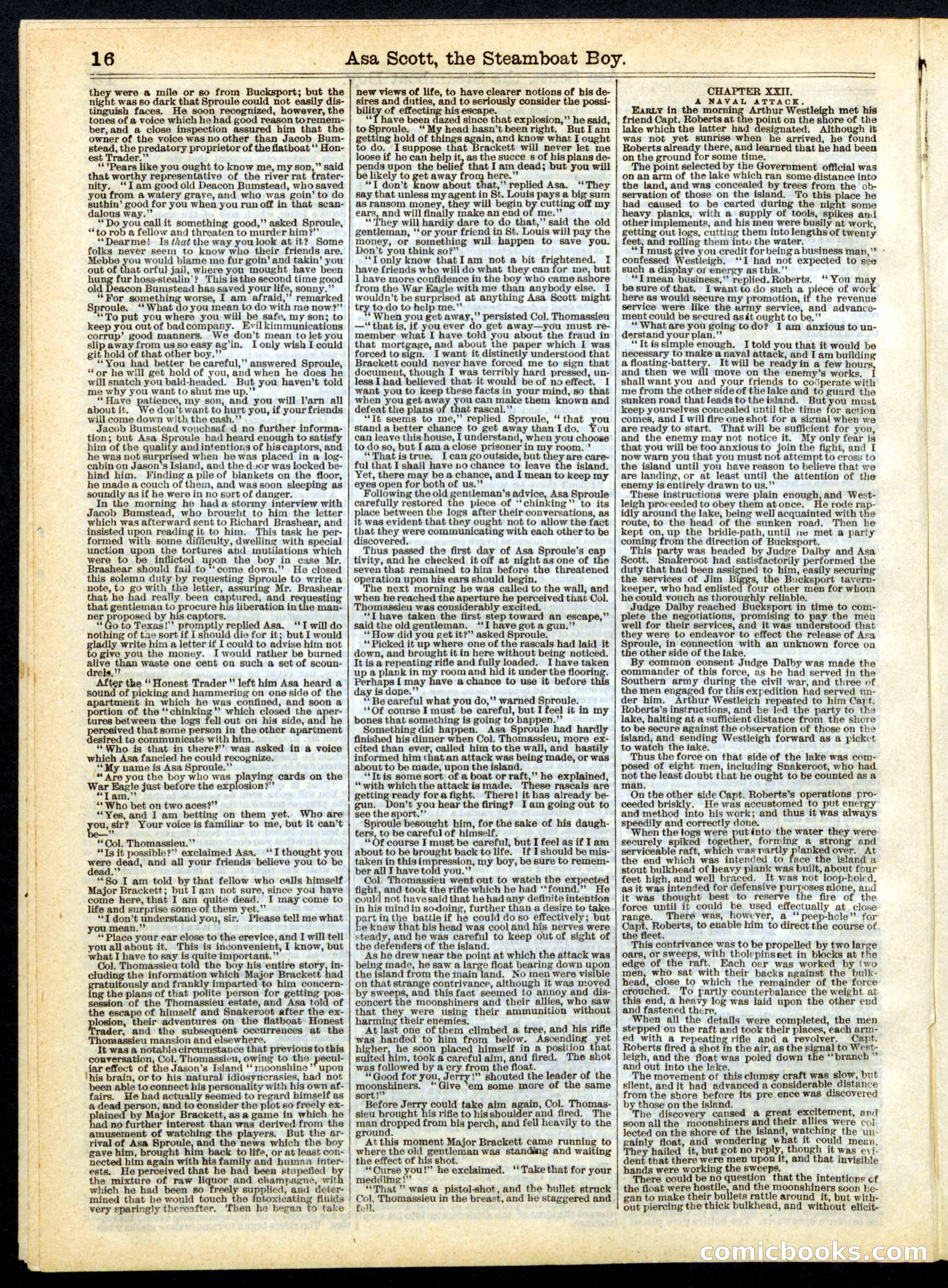 Beadle's Half Dime Library No. 167 — page 16 of 20
