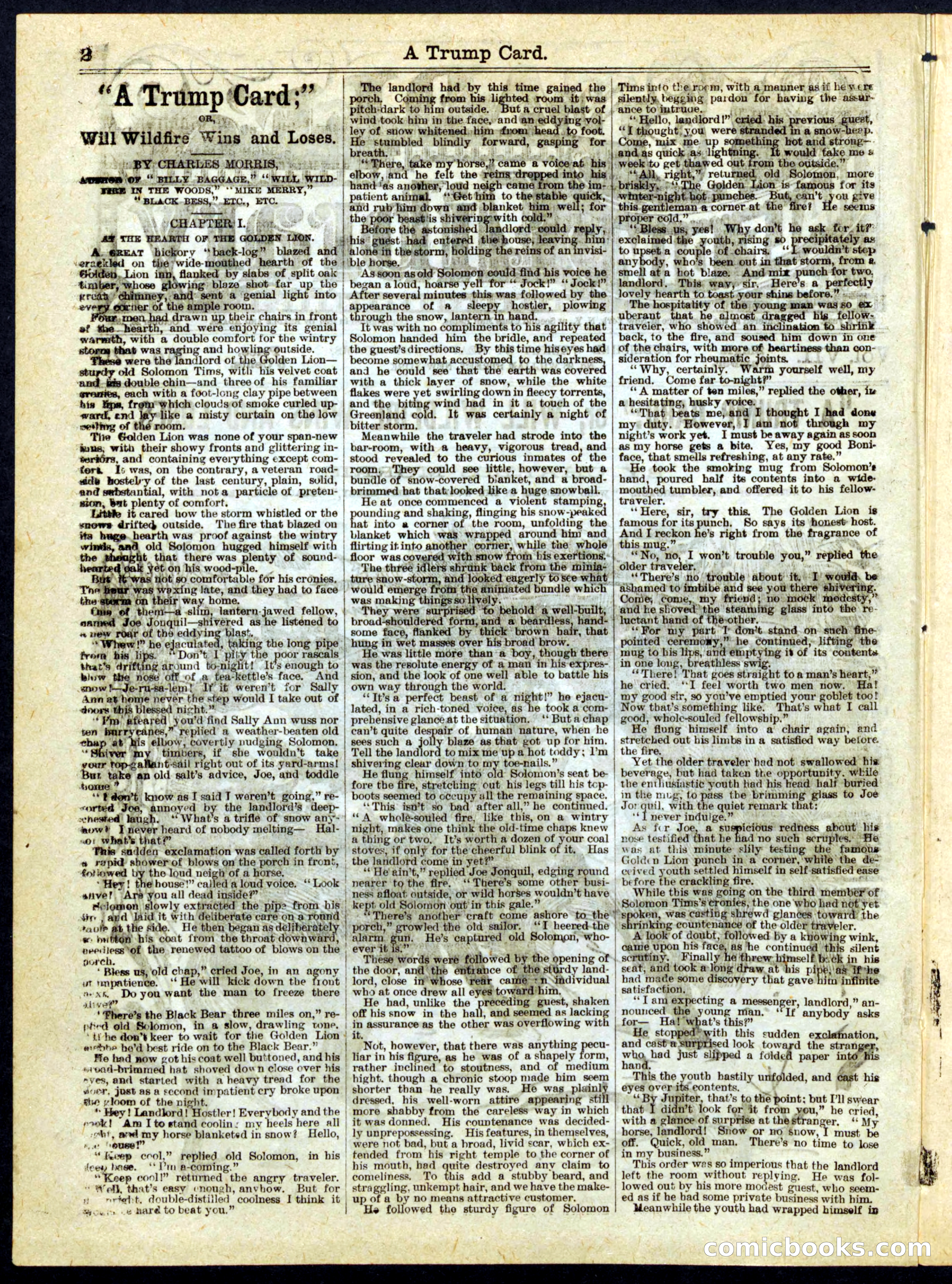 Beadle's Half Dime Library No. 170 — page 2 of 16
