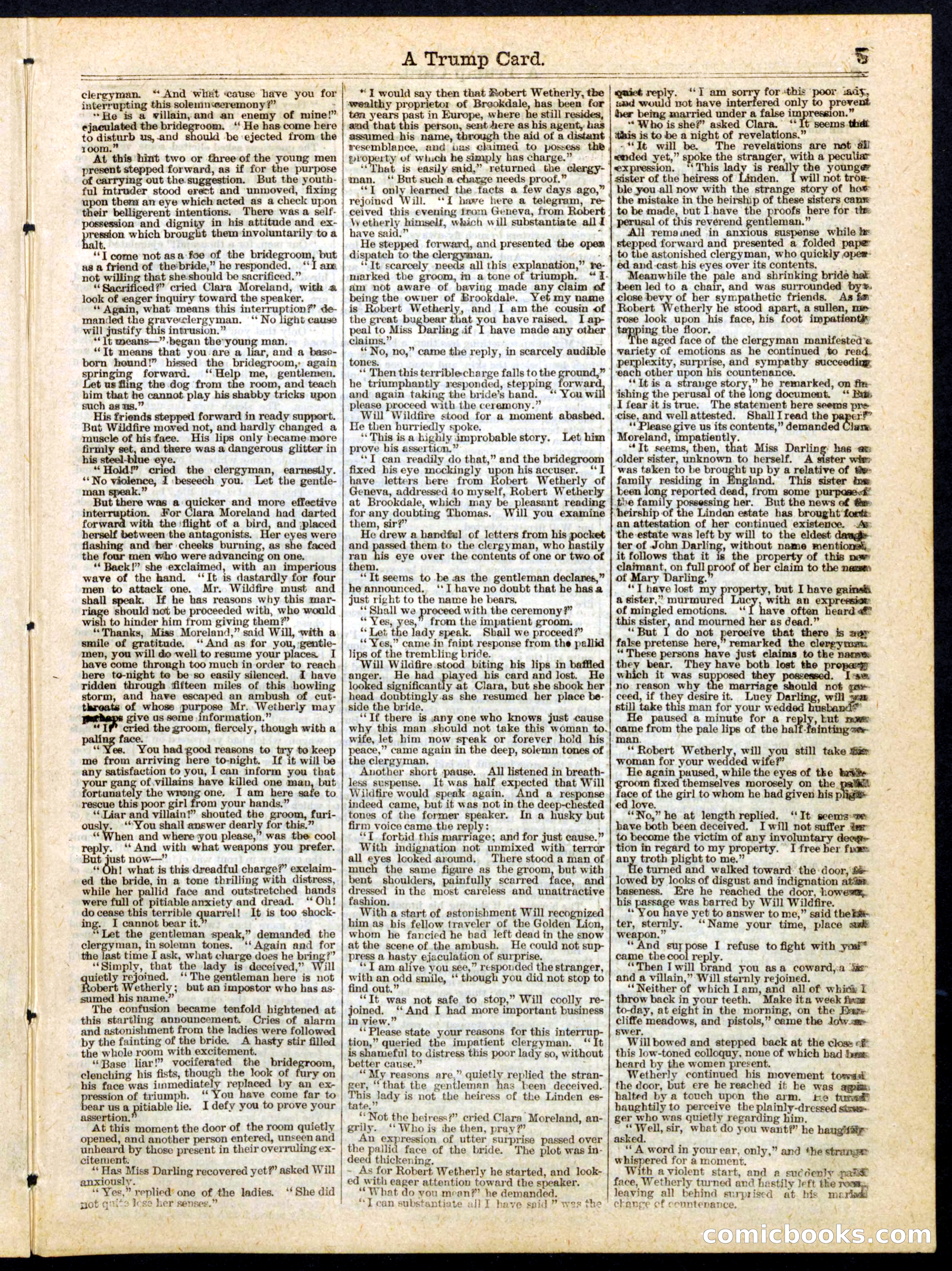 Beadle's Half Dime Library No. 170 — page 5 of 16