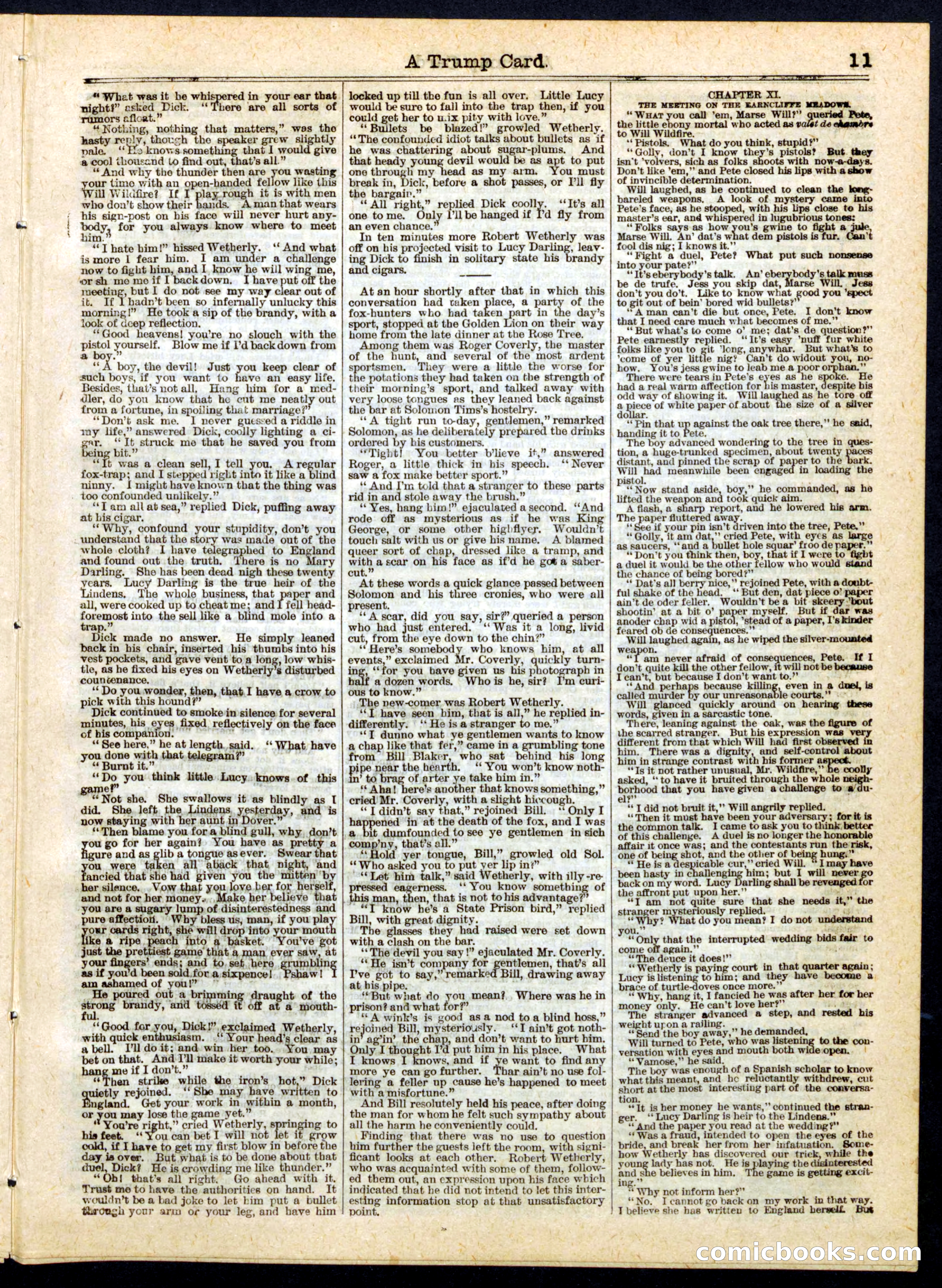 Beadle's Half Dime Library No. 170 — page 11 of 16