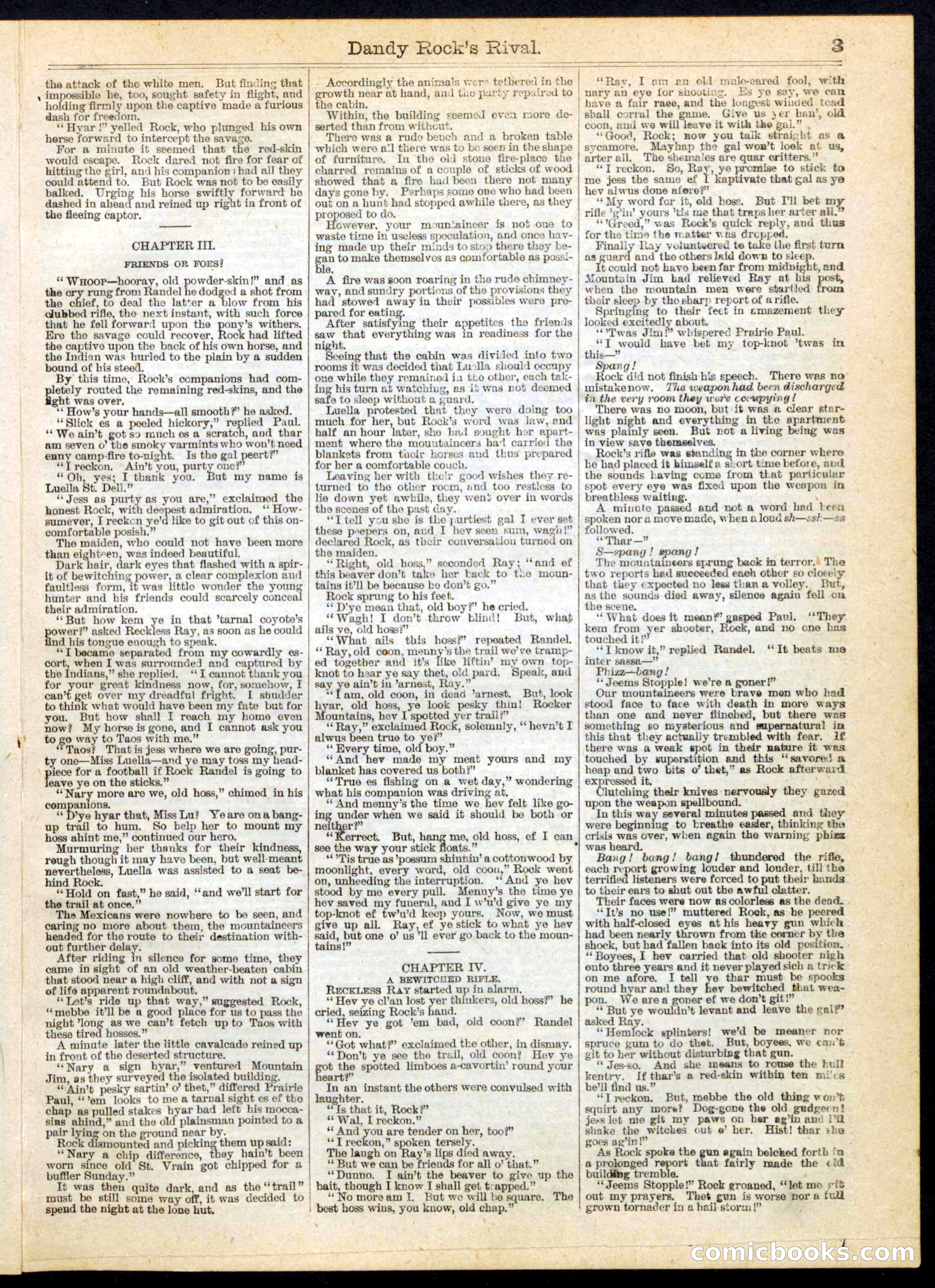 Beadle's Half Dime Library No. 173 — page 3 of 16