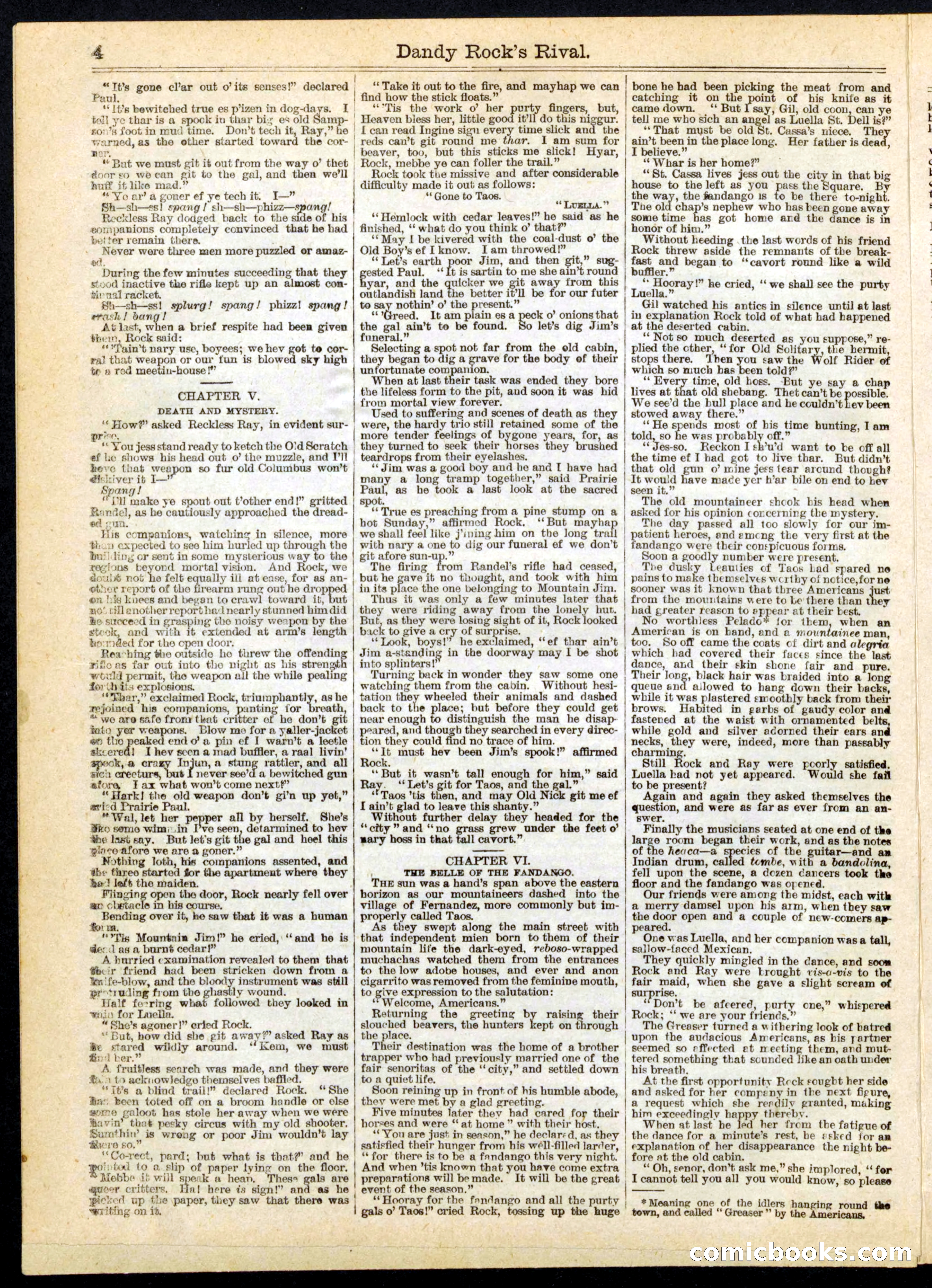Beadle's Half Dime Library No. 173 — page 4 of 16