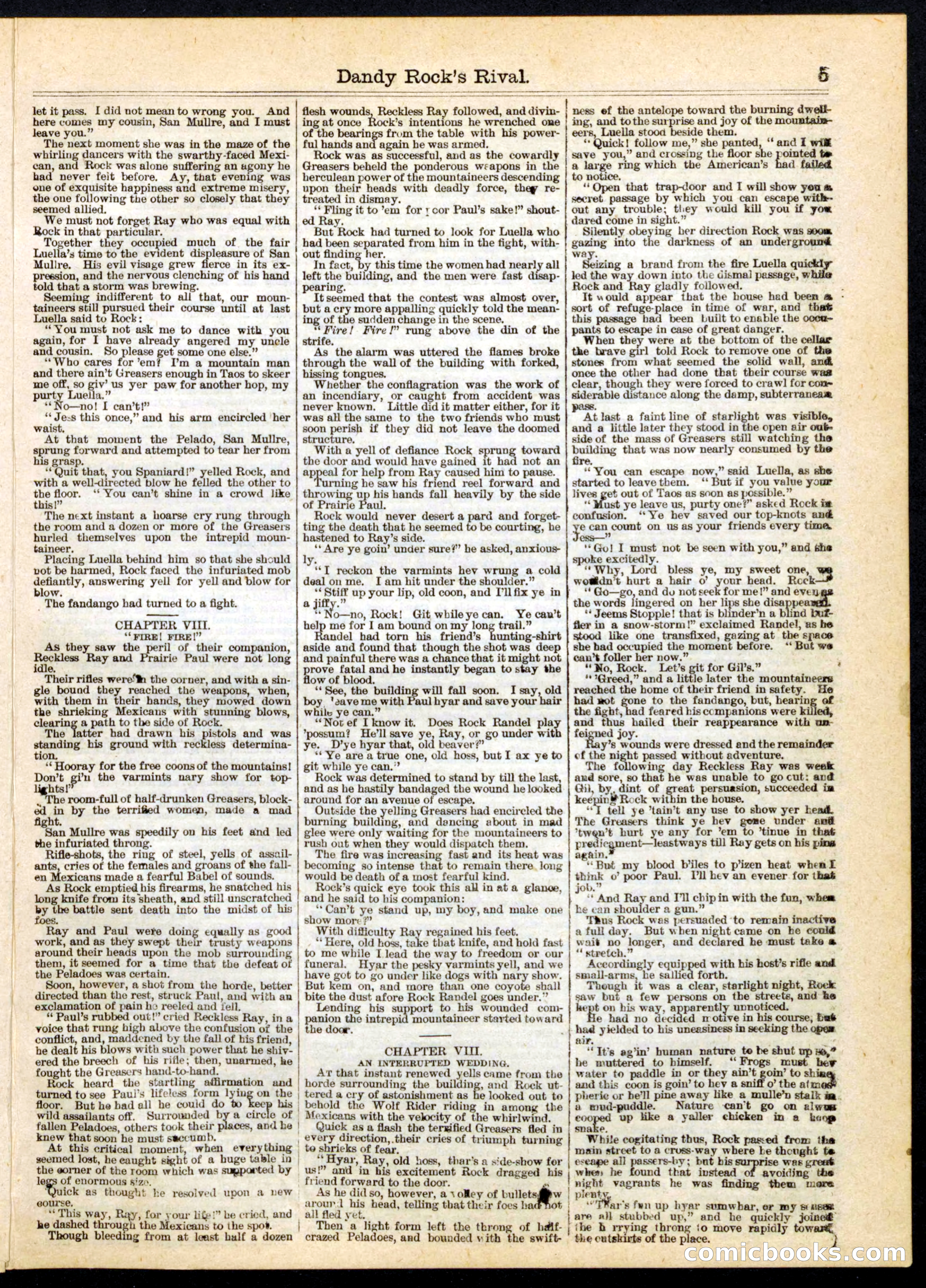 Beadle's Half Dime Library No. 173 — page 5 of 16