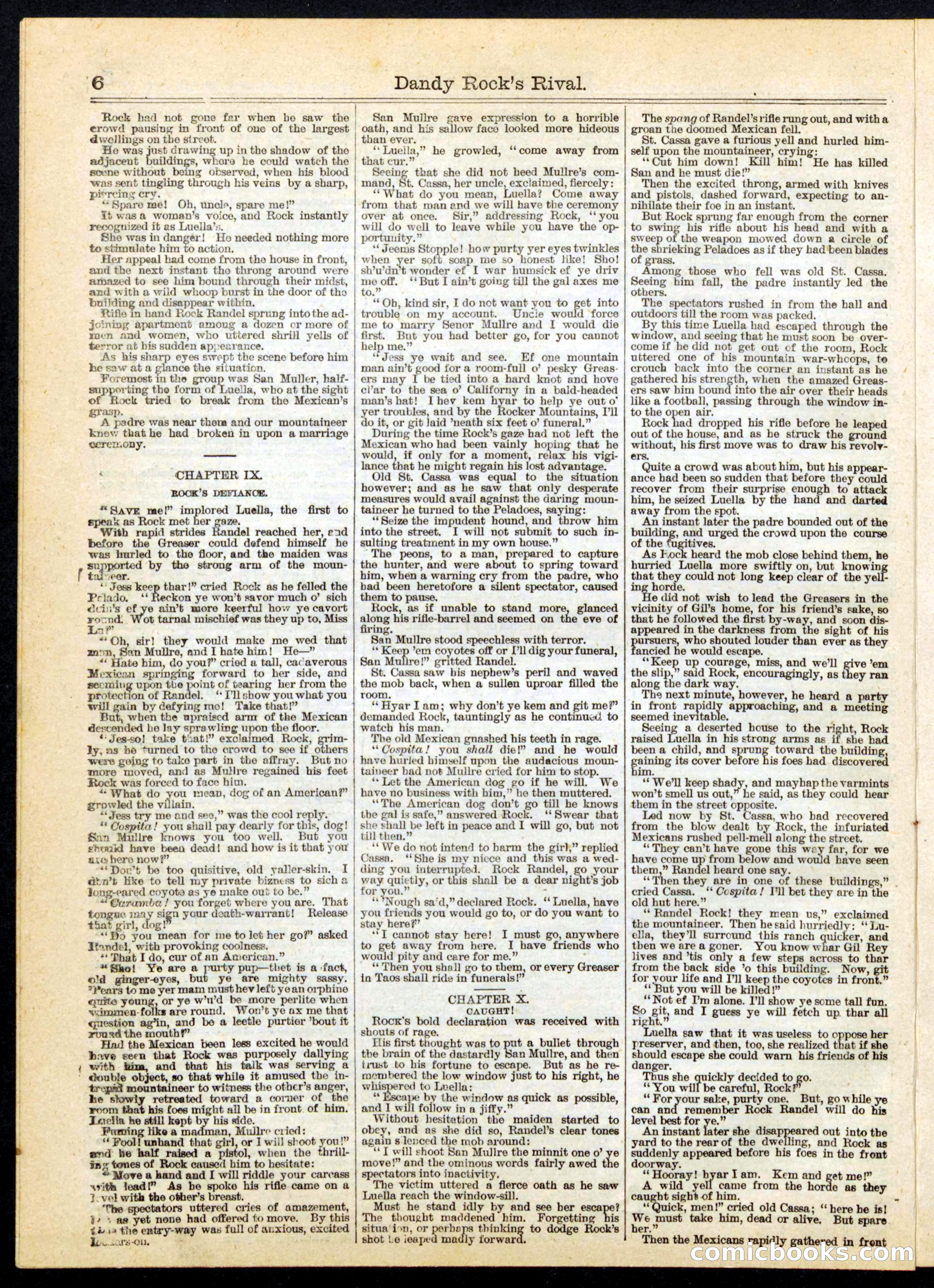 Beadle's Half Dime Library No. 173 — page 6 of 16