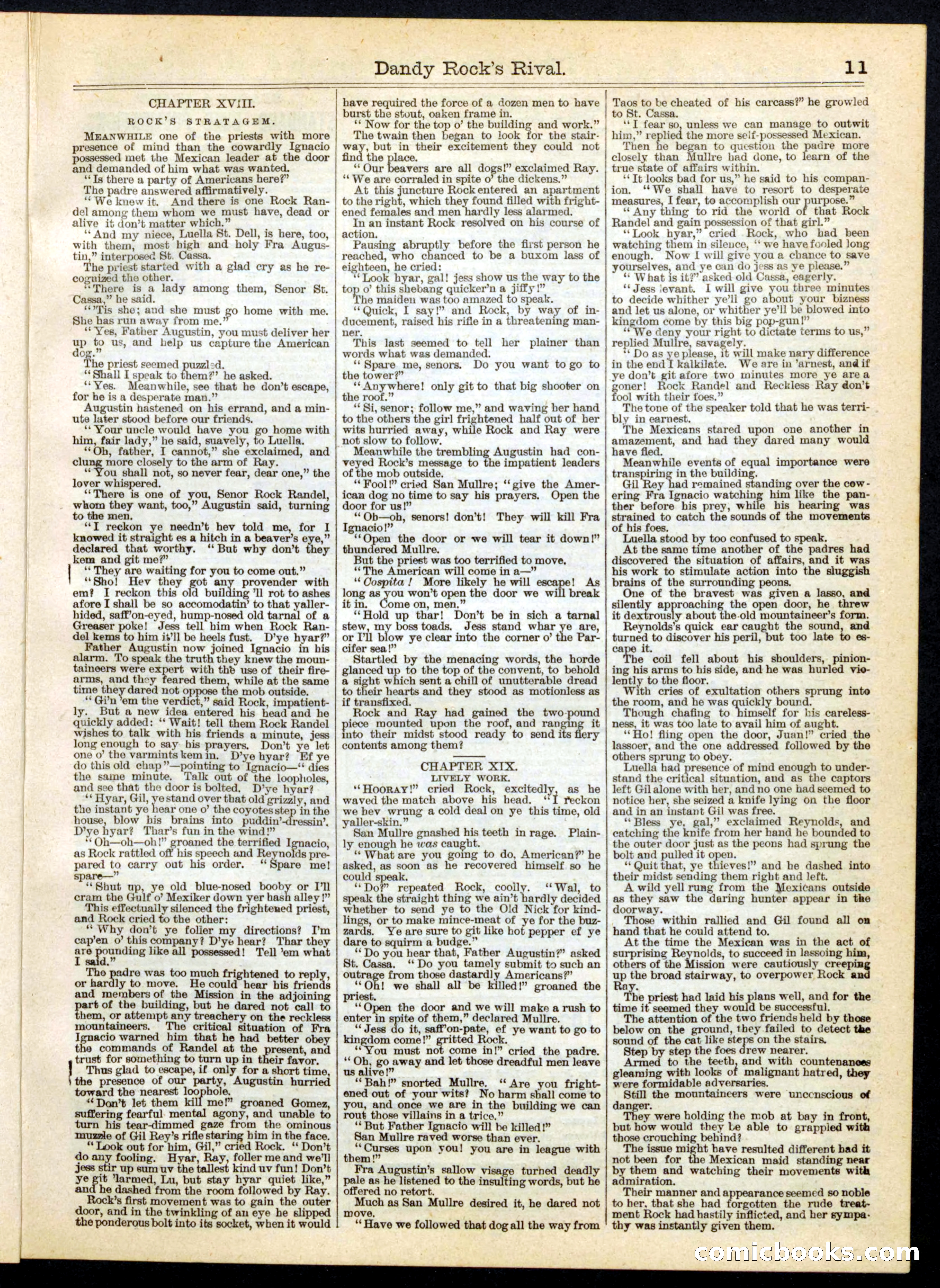 Beadle's Half Dime Library No. 173 — page 11 of 16