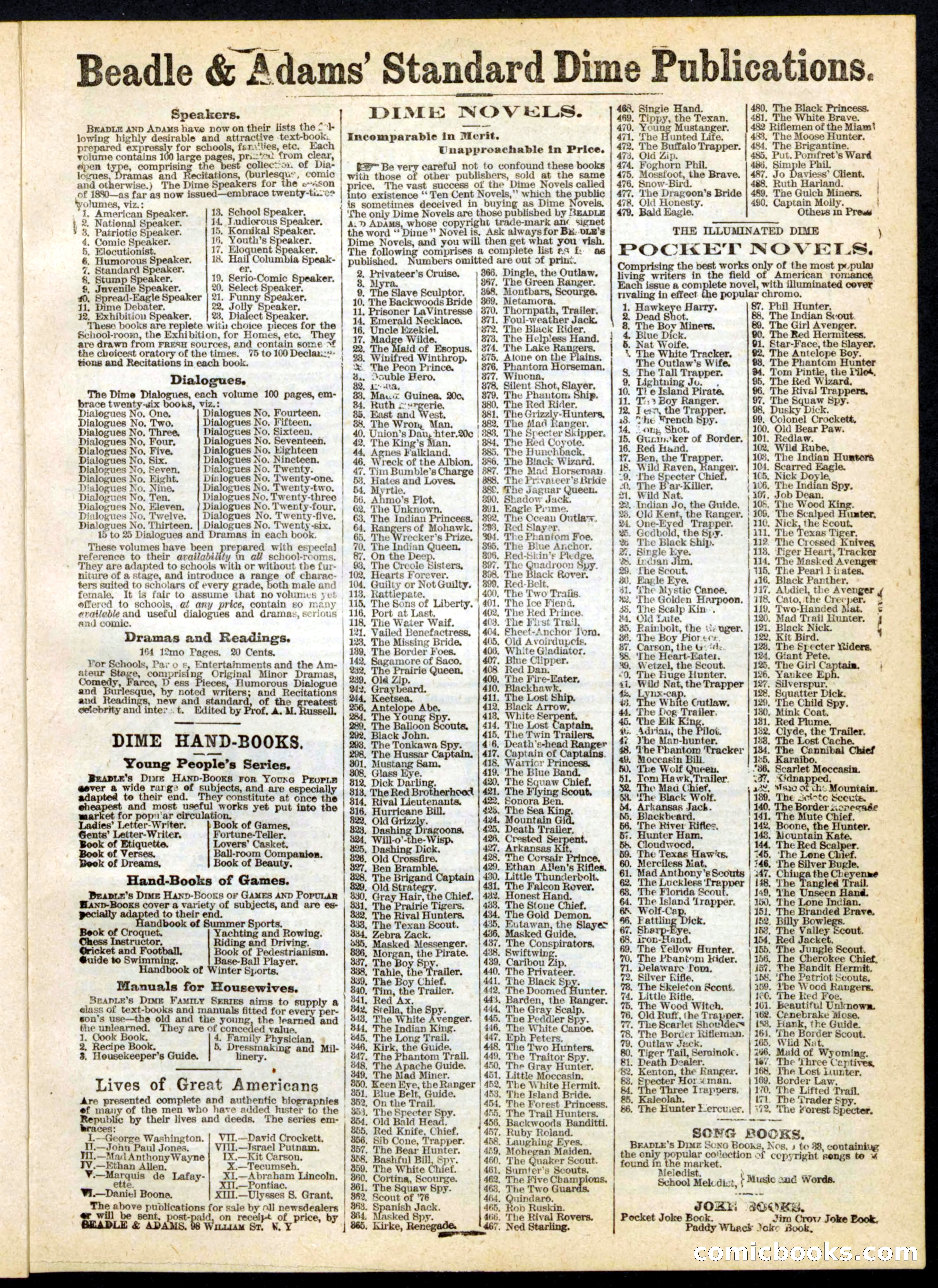Beadle's Half Dime Library No. 173 — page 13 of 16