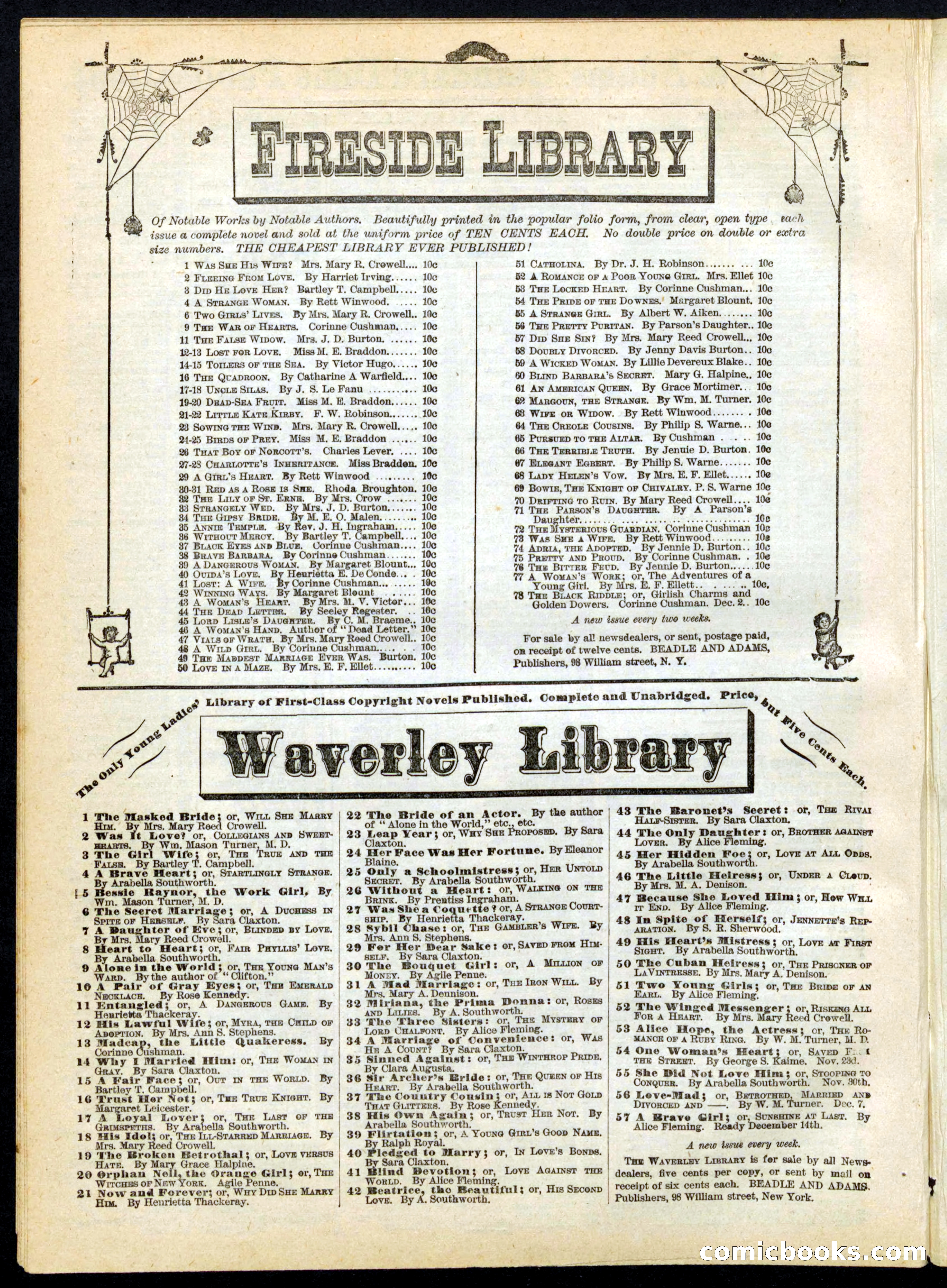 Beadle's Half Dime Library No. 173 — page 14 of 16
