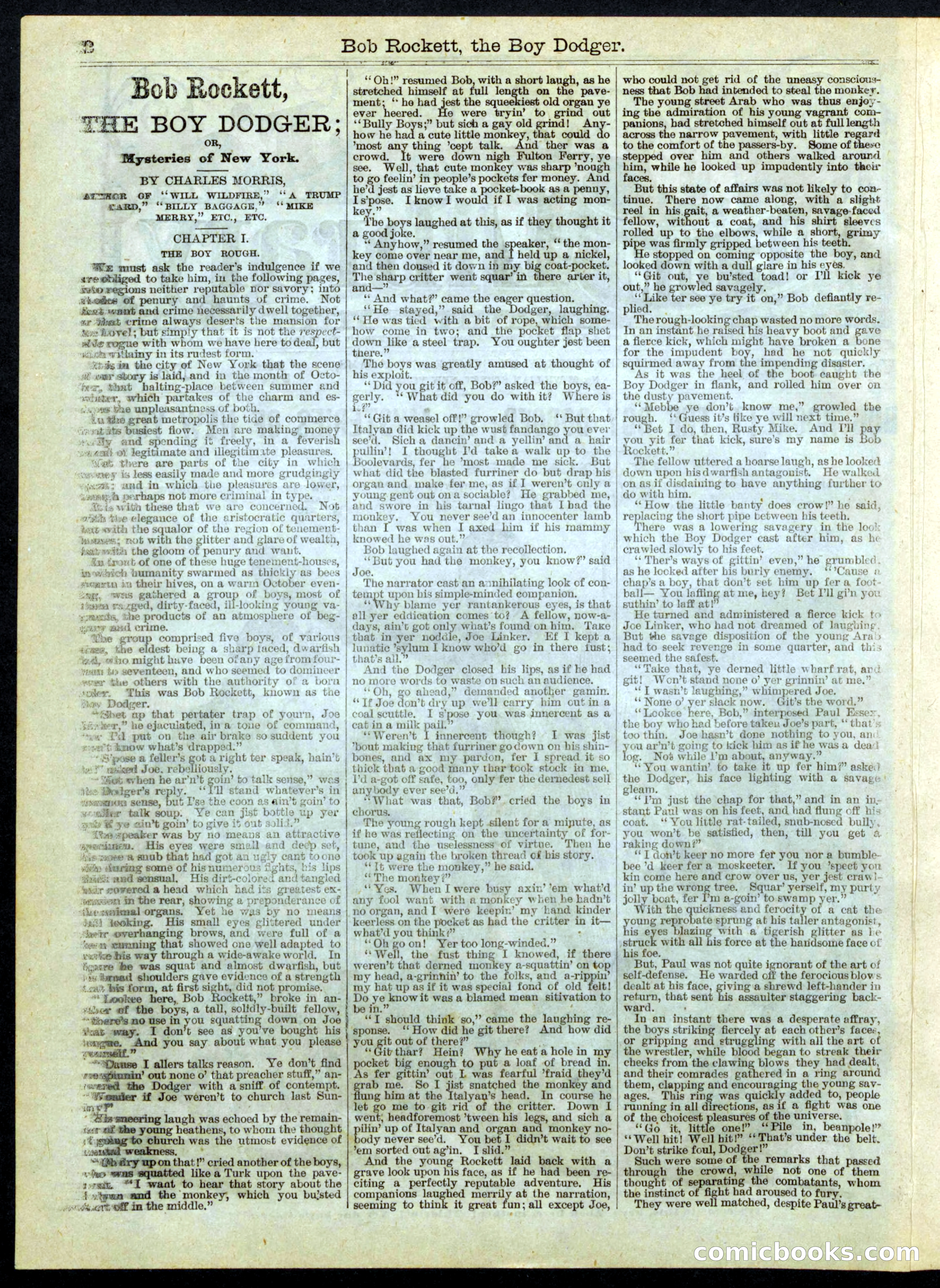 Beadle's Half Dime Library No. 174 — page 2 of 16