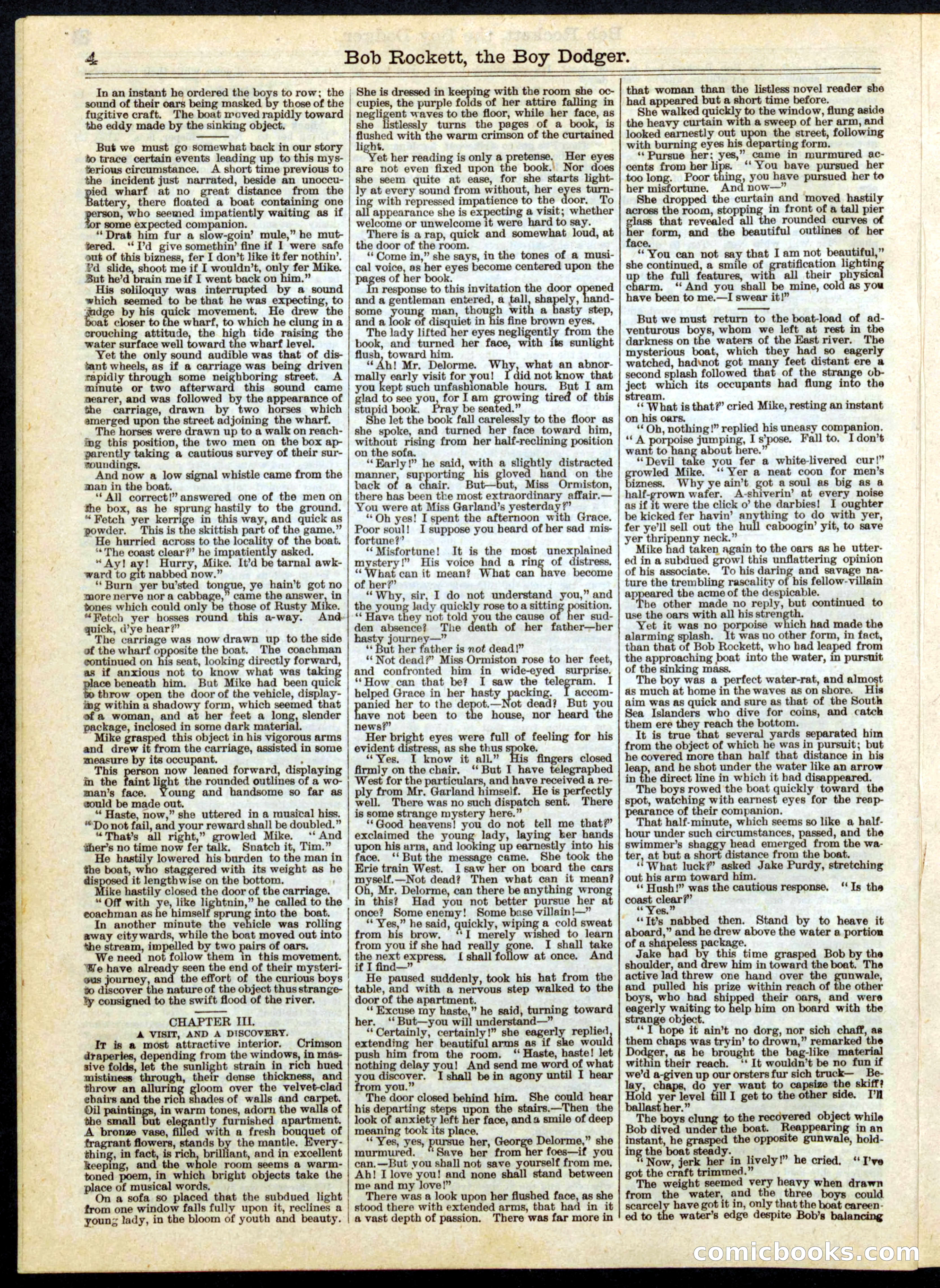Beadle's Half Dime Library No. 174 — page 4 of 16