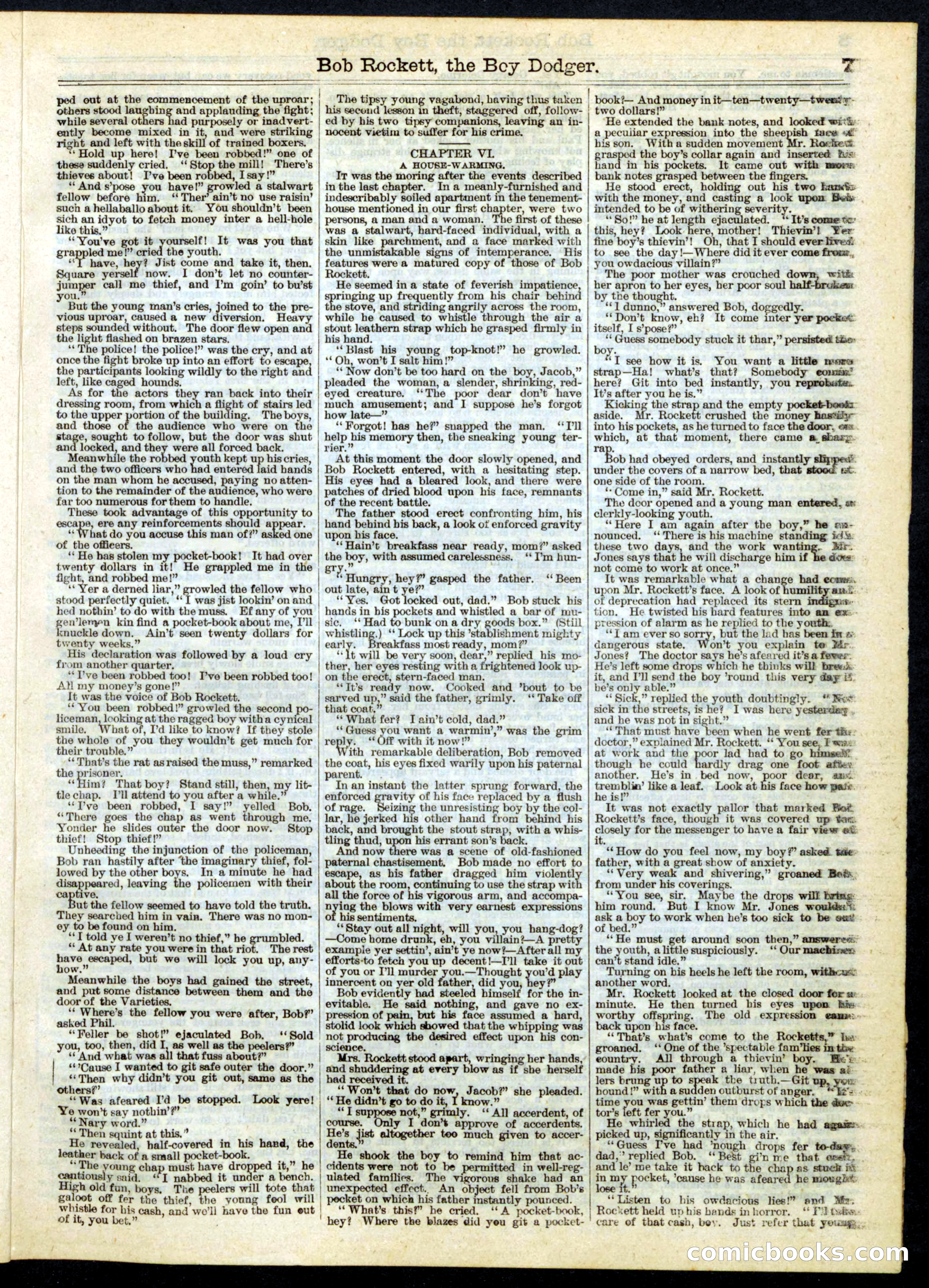 Beadle's Half Dime Library No. 174 — page 7 of 16