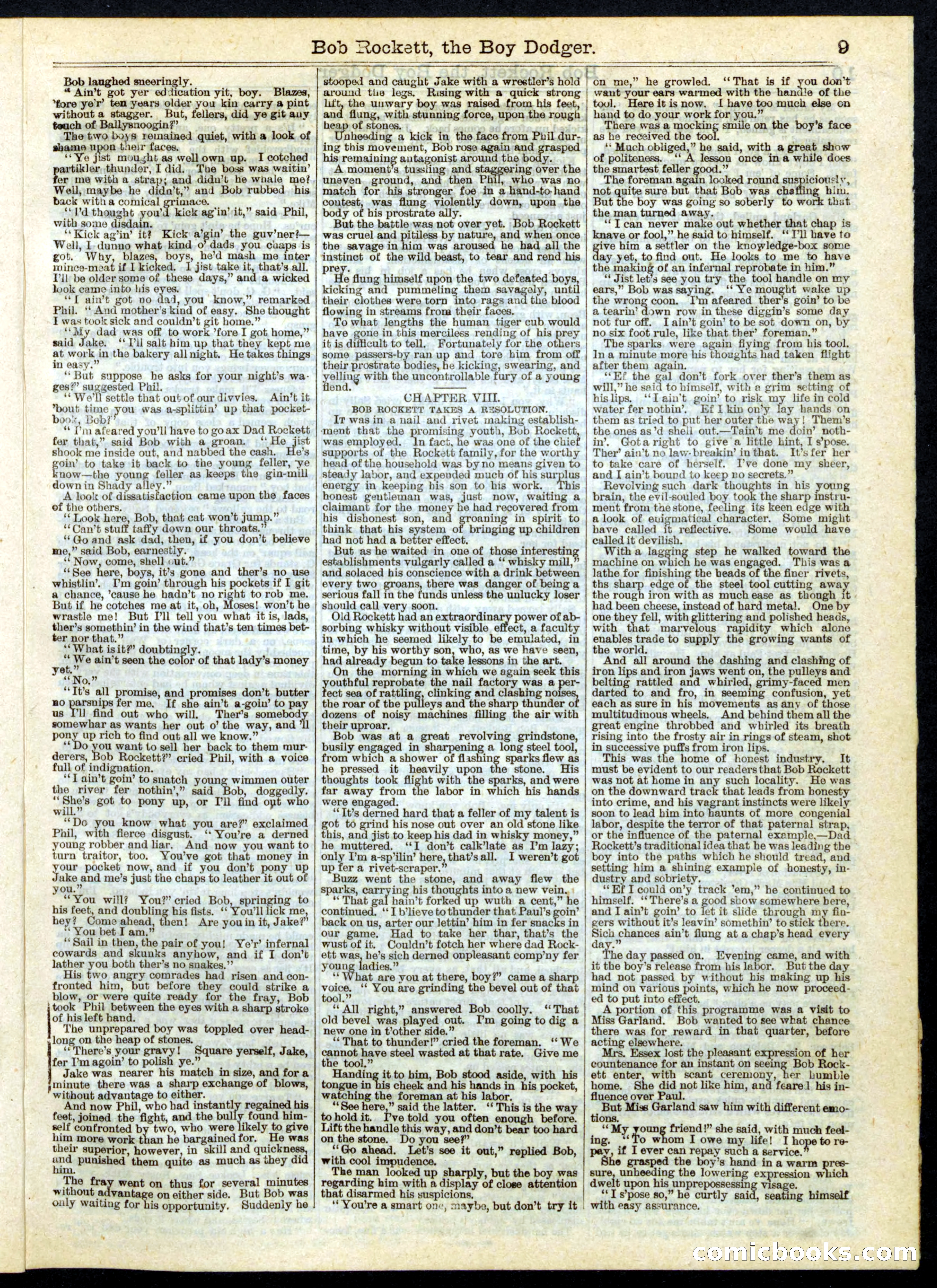 Beadle's Half Dime Library No. 174 — page 9 of 16