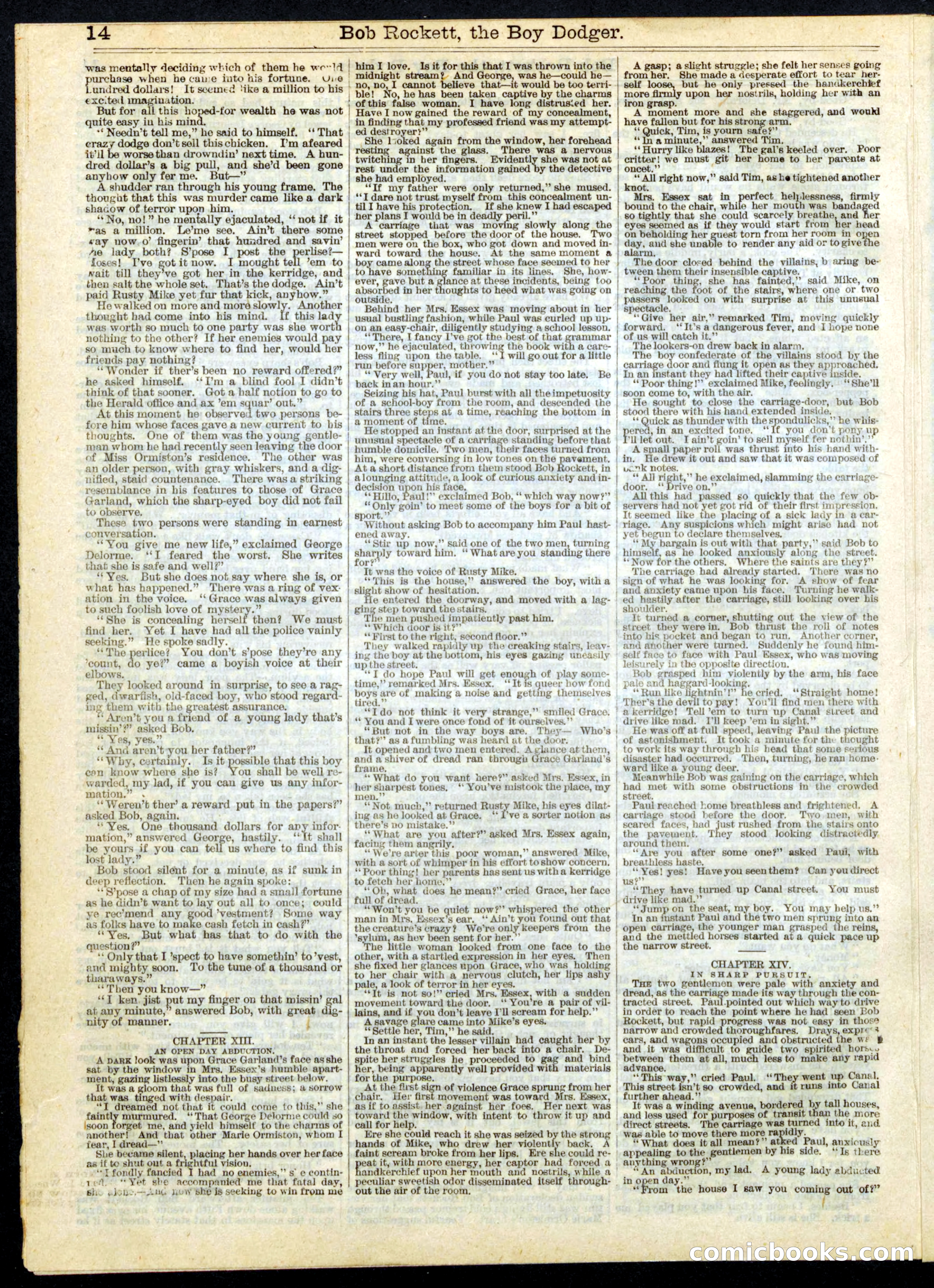 Beadle's Half Dime Library No. 174 — page 14 of 16