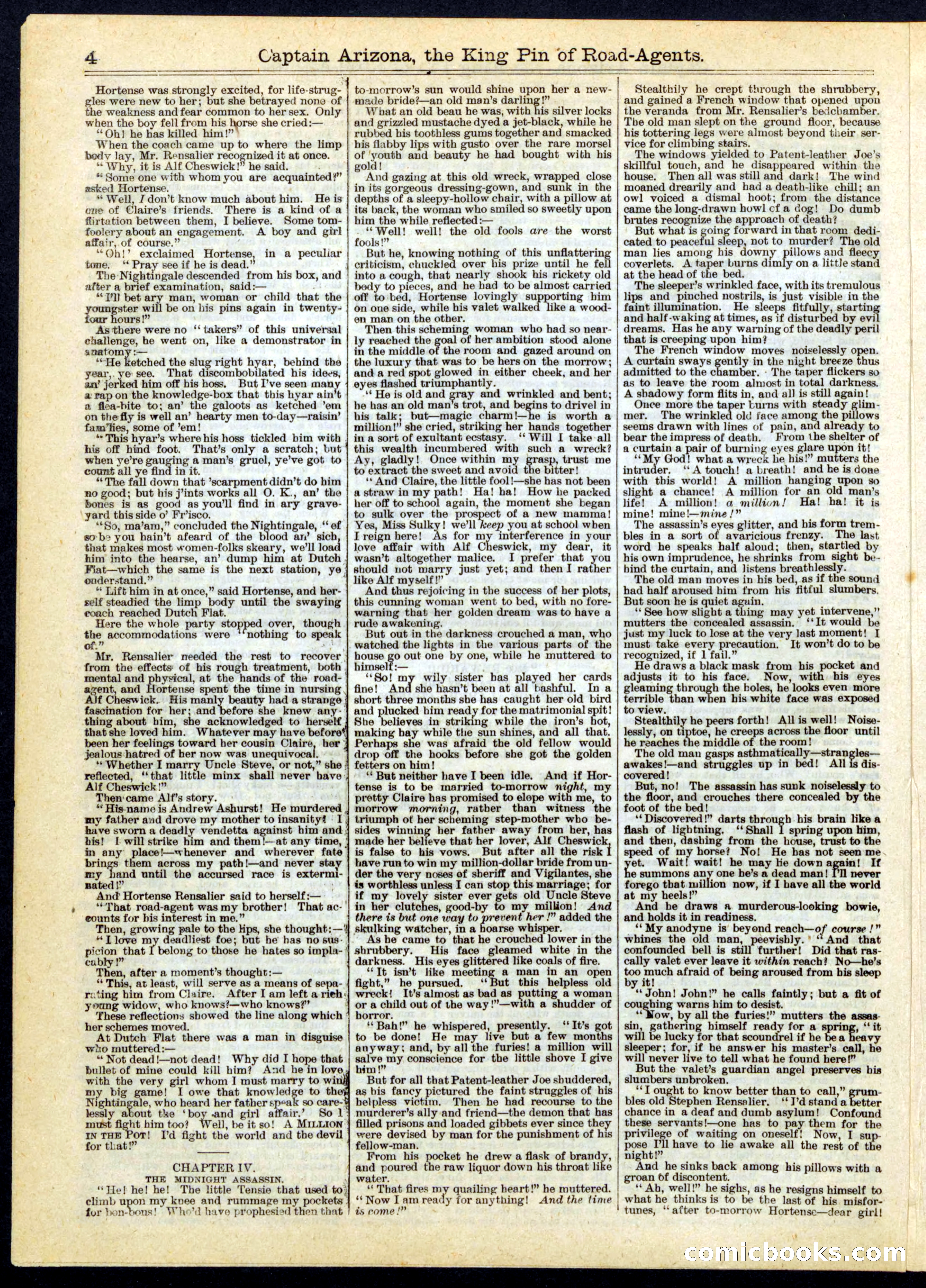 Beadle's Half Dime Library, No. 175 — page 4 of 16