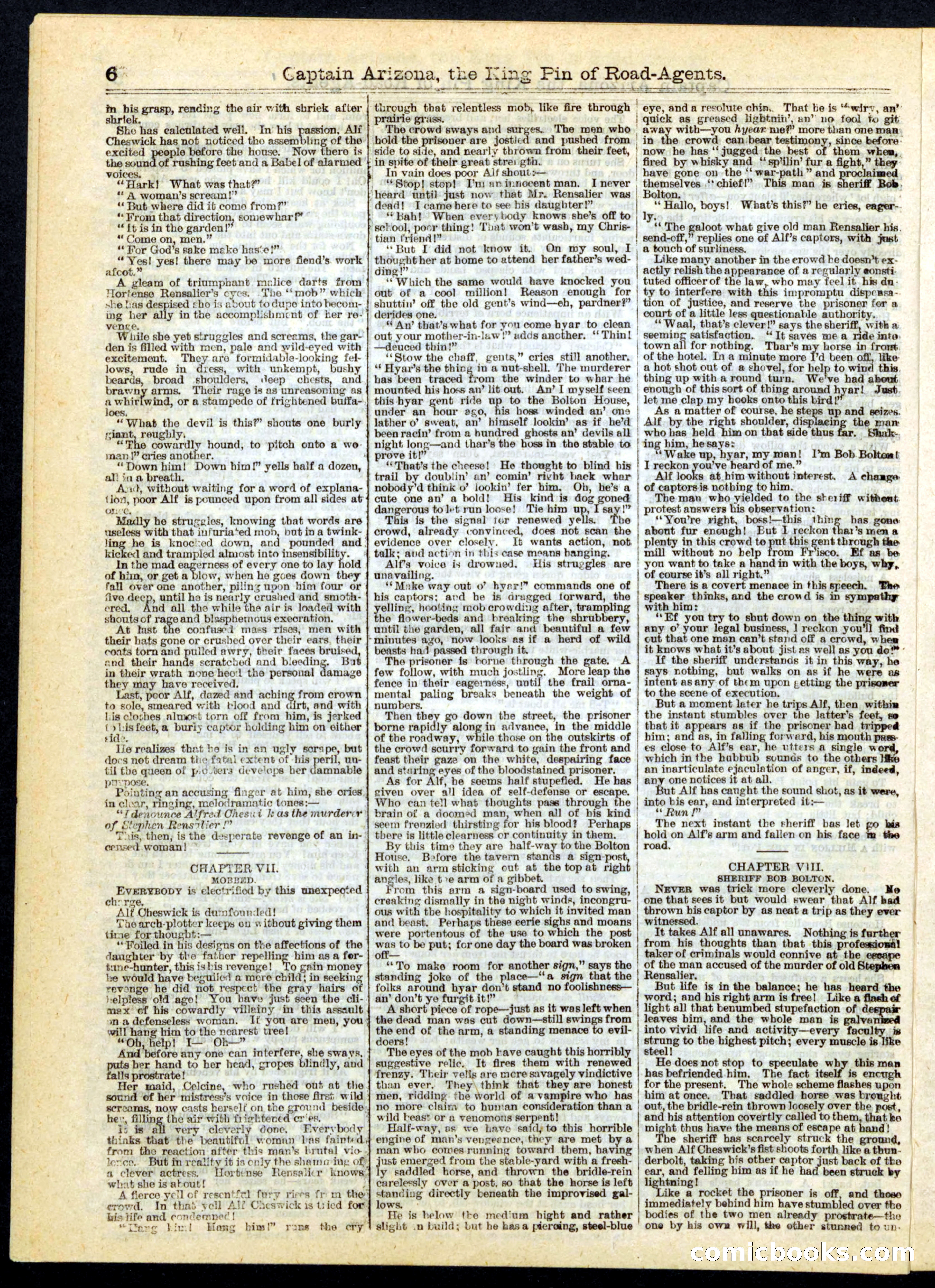 Beadle's Half Dime Library, No. 175 — page 6 of 16