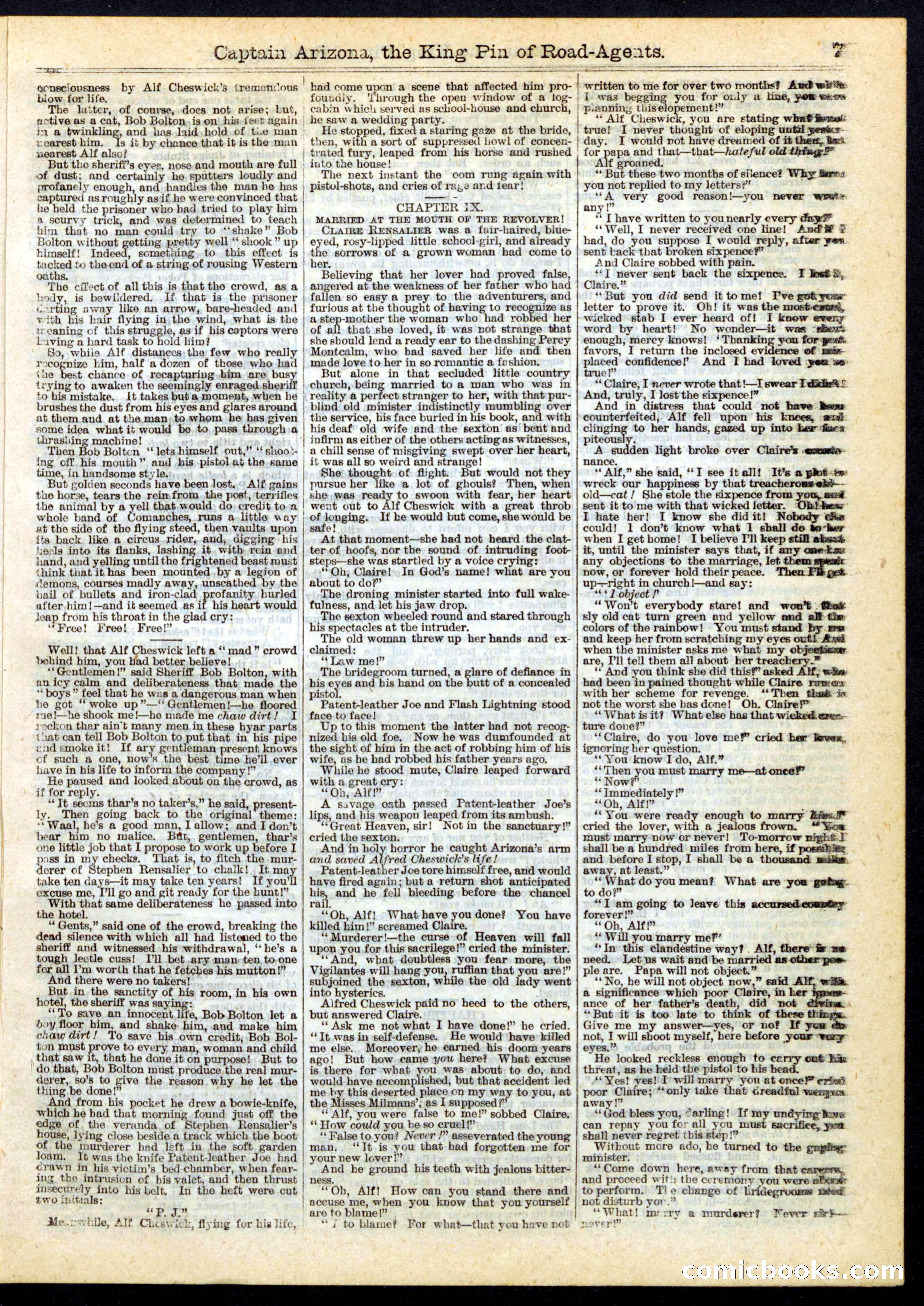 Beadle's Half Dime Library, No. 175 — page 7 of 16